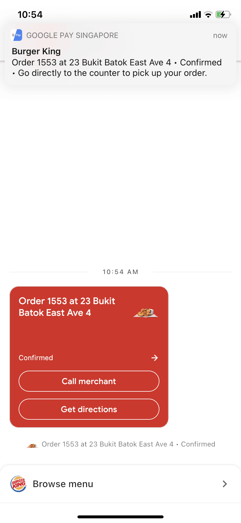 Google Pay iOS Finance interface screenshot 5