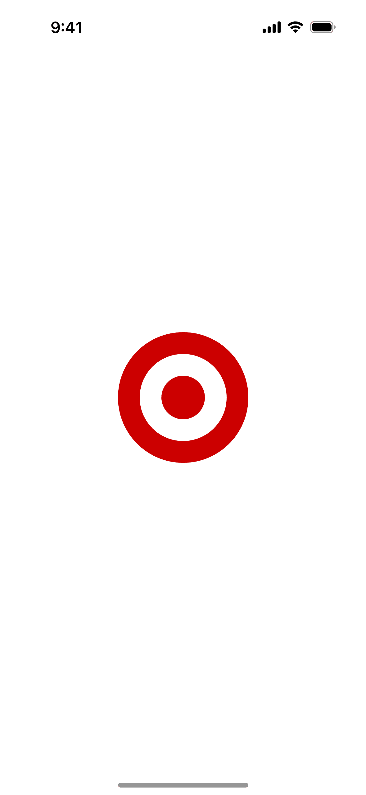 Target iOS Shopping interface screenshot 1