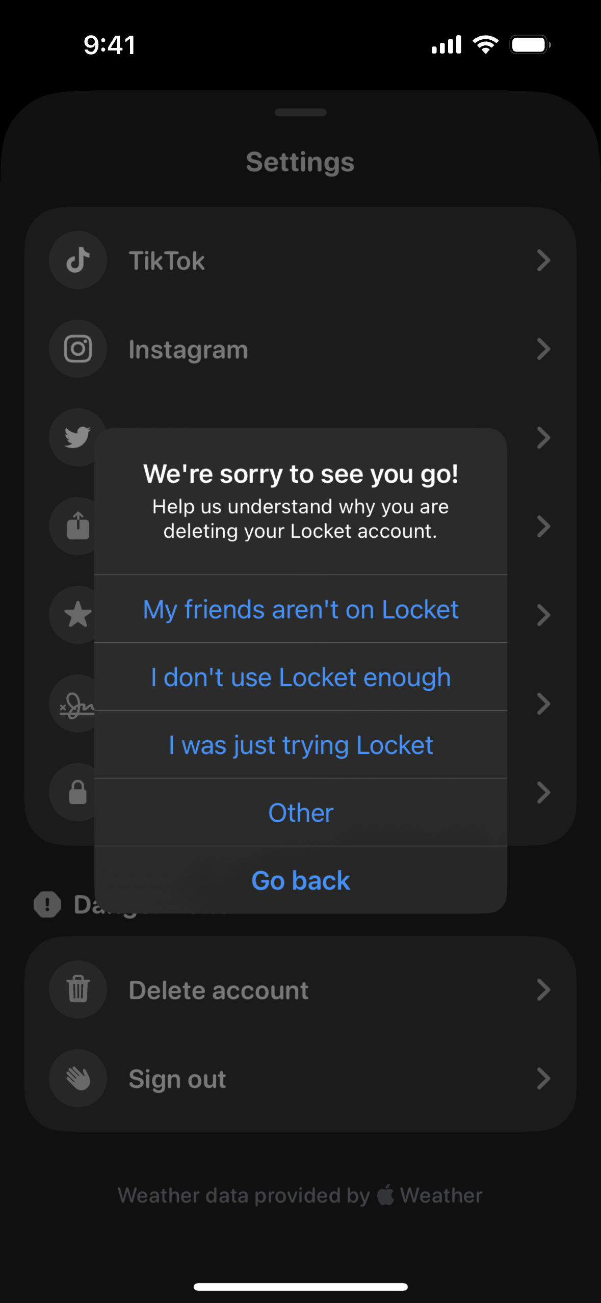 Locket iOS Photo & Video interface screenshot 17