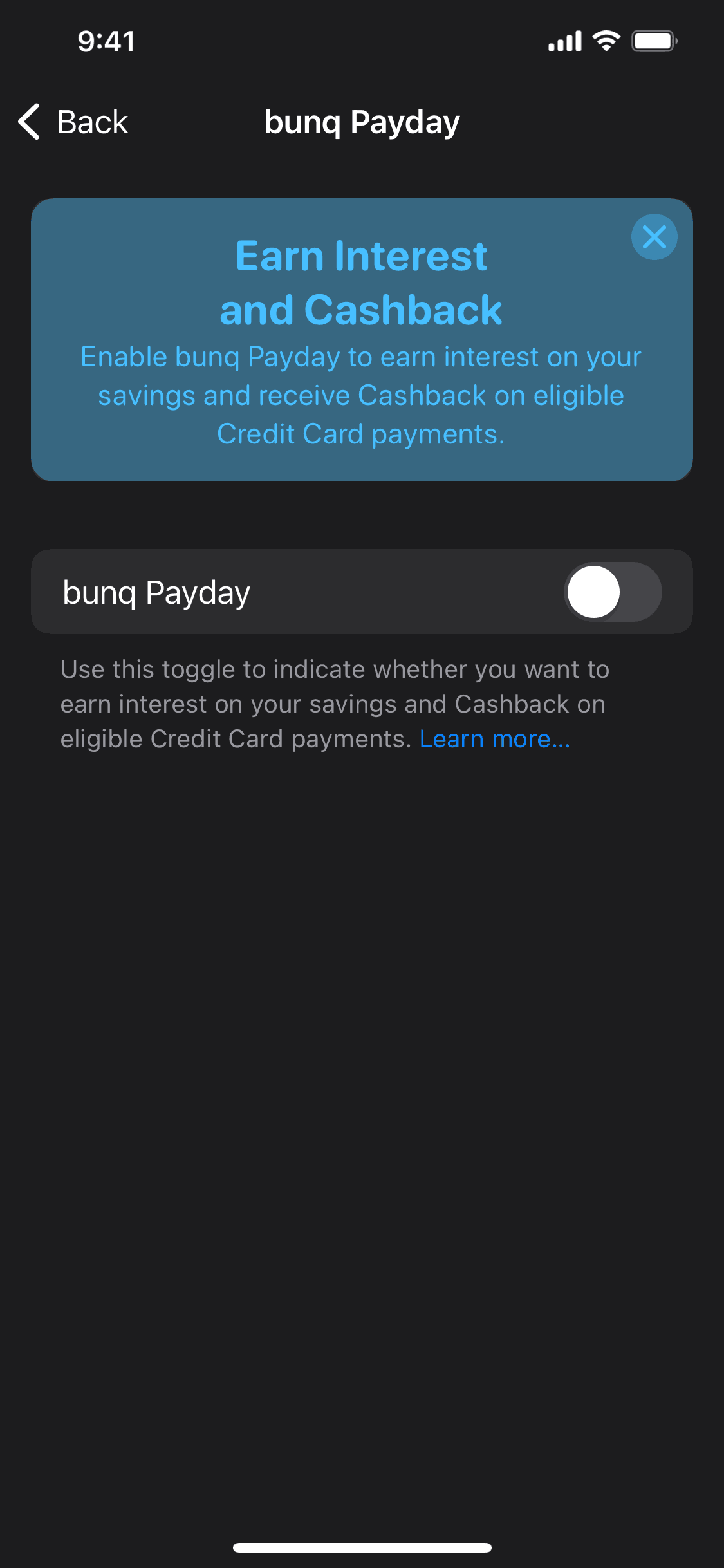 bunq iOS Finance interface screenshot 19