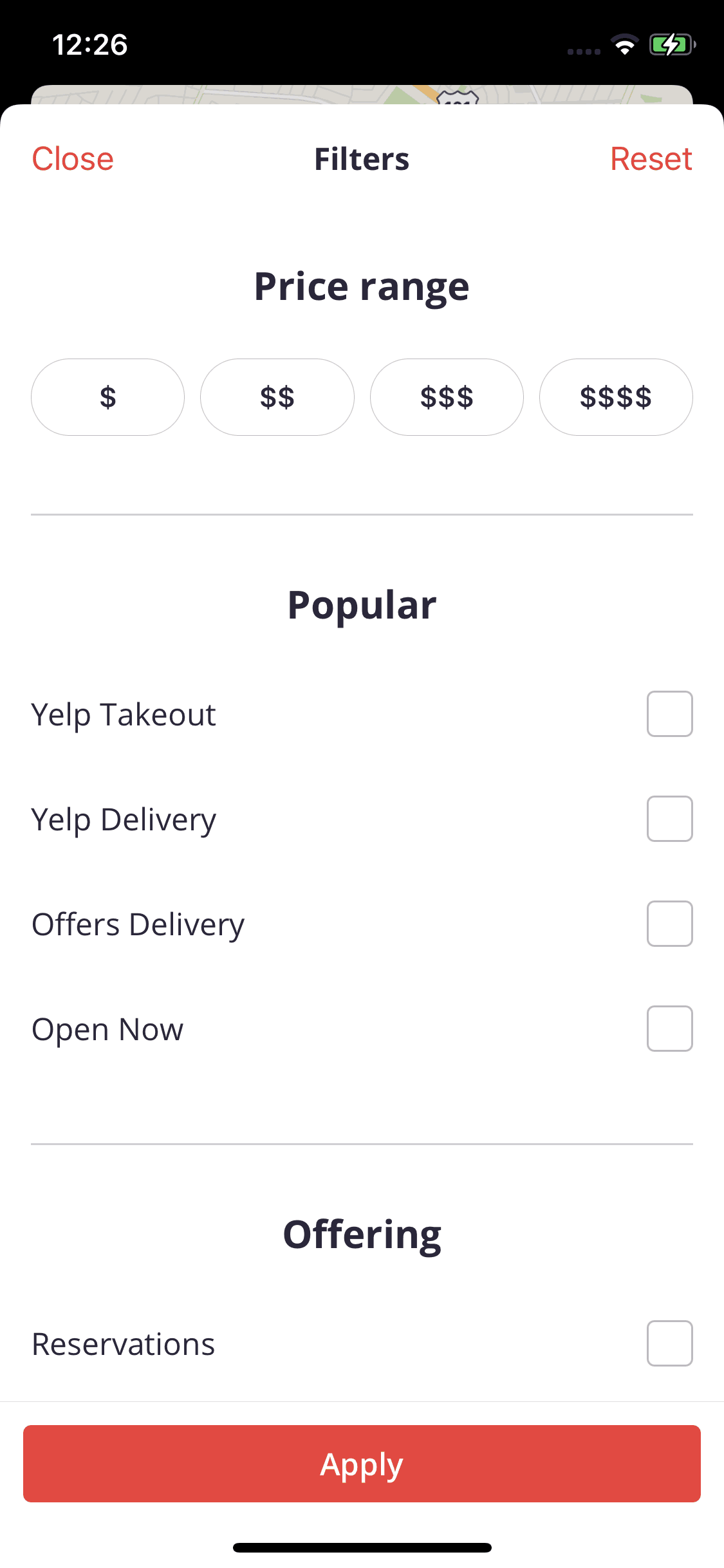 Yelp iOS Food & Drink interface screenshot 7