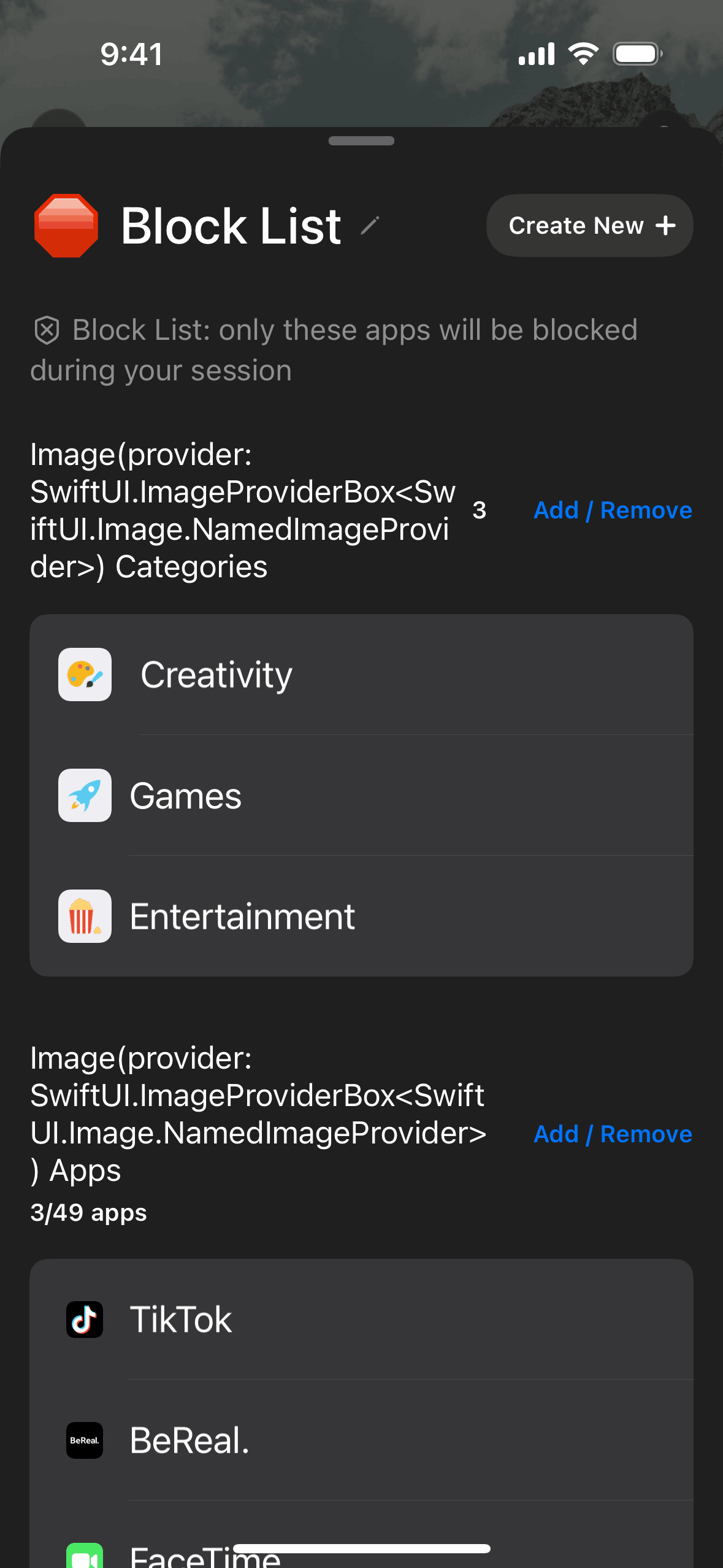 Opal iOS Productivity interface screenshot 11