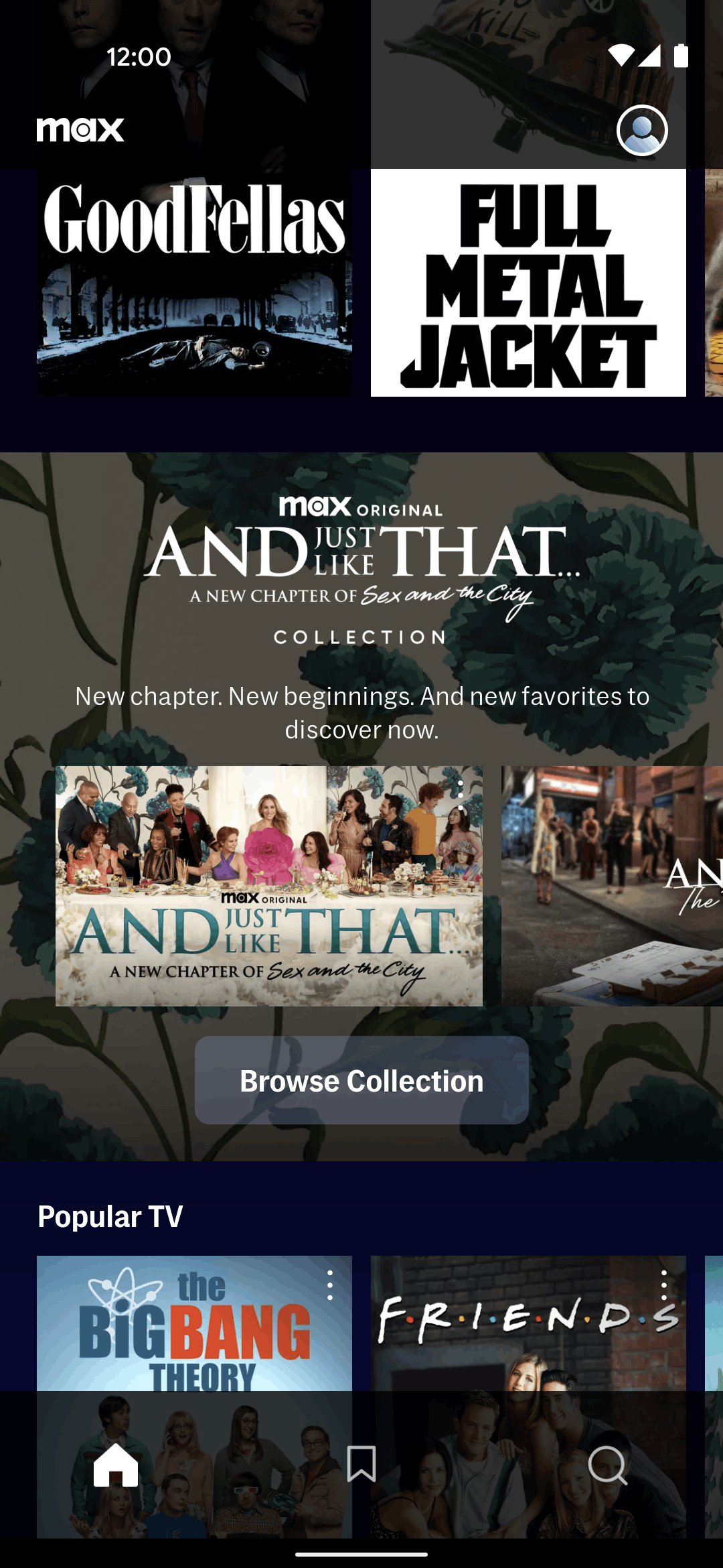 Max Android Entertainment interface screenshot 19