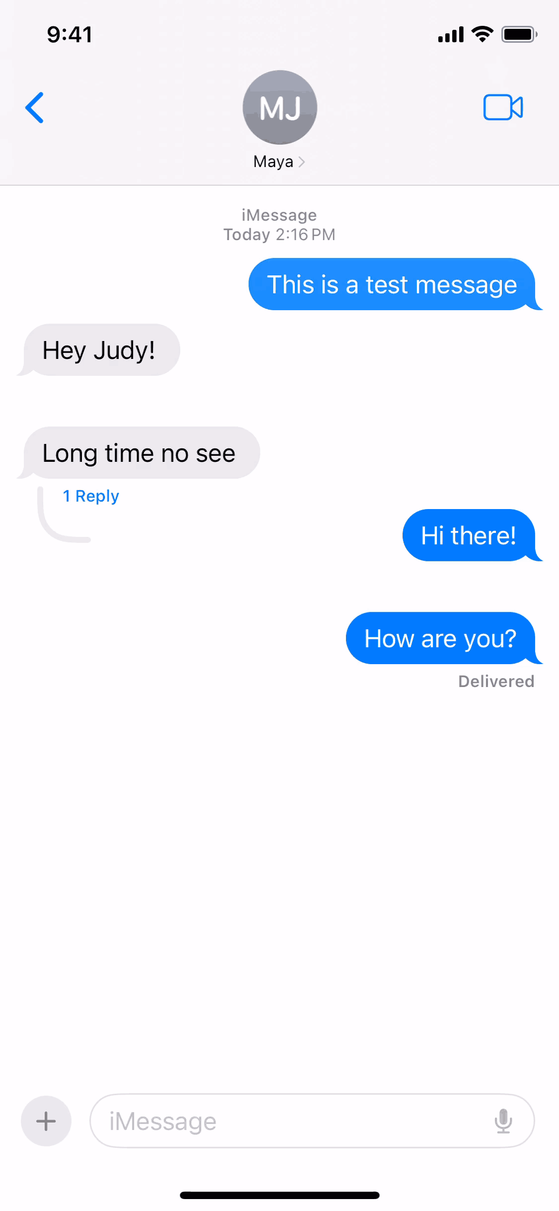 Messages iOS Social Networking interface screenshot 16