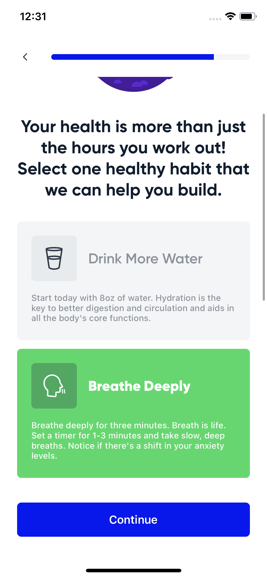 Aaptiv iOS Health & Fitness interface screenshot 17
