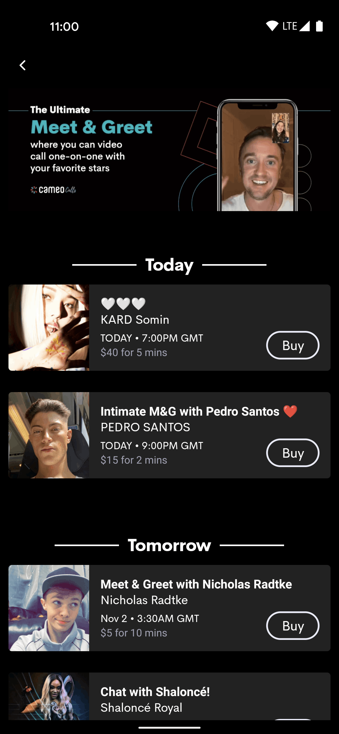 Cameo Android Photo & Video interface screenshot 22