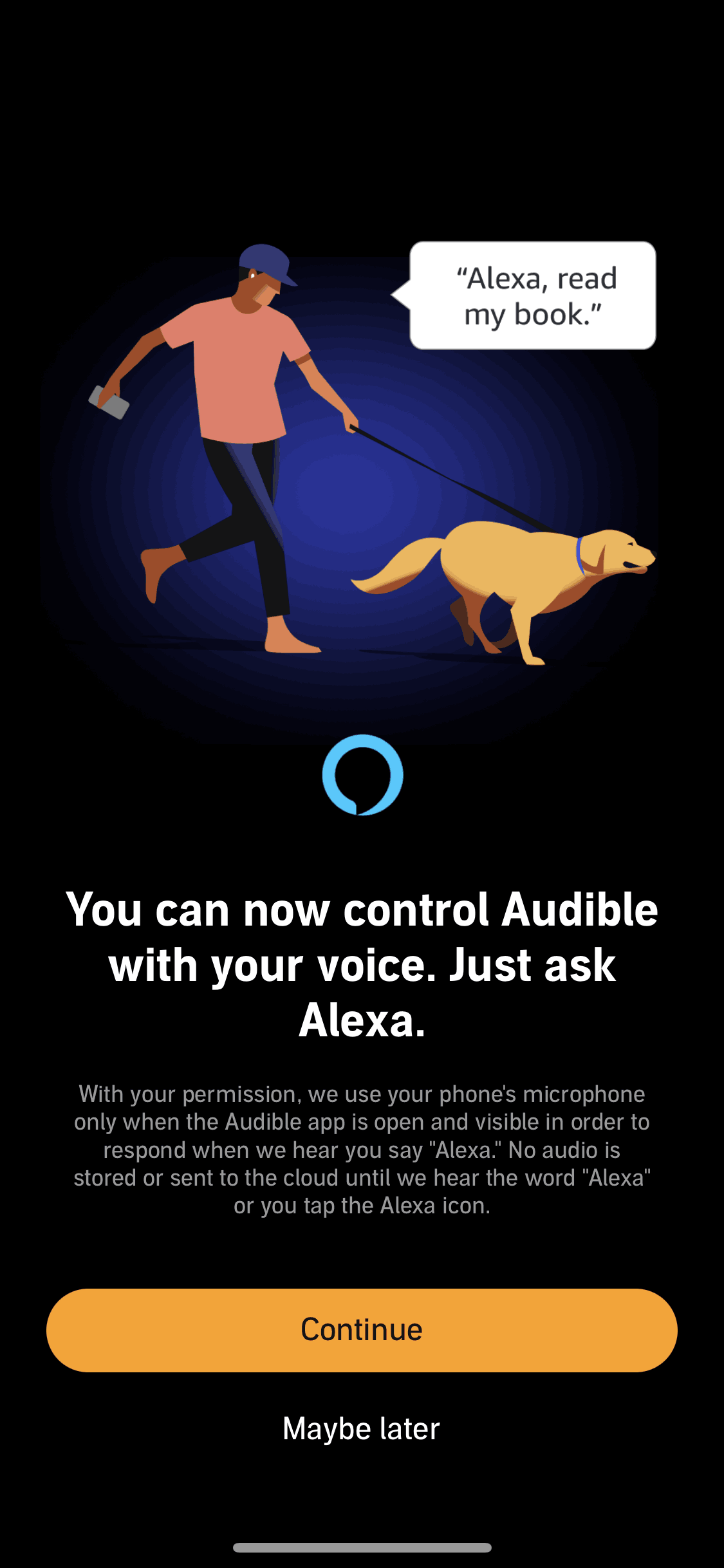 Audible iOS Entertainment interface screenshot 6