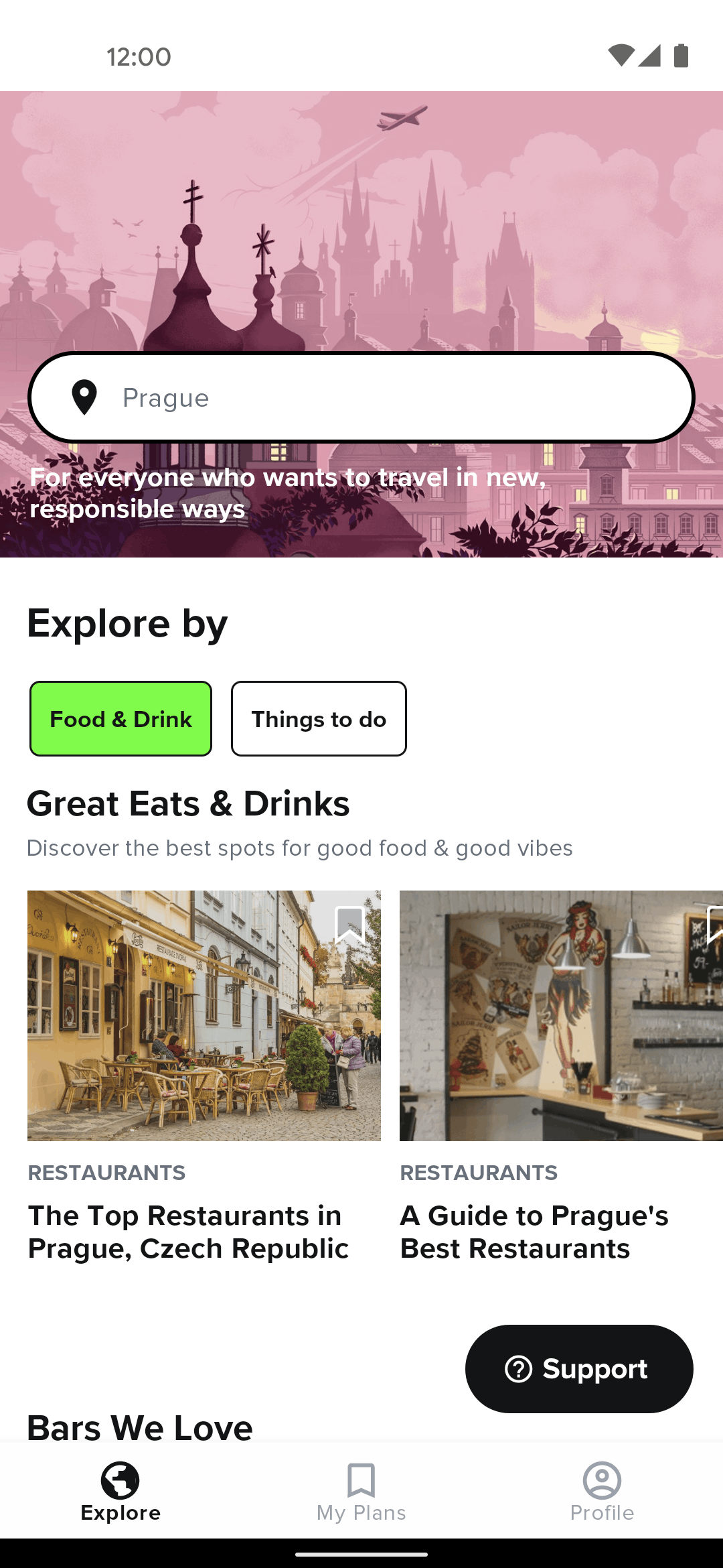 Culture Trip Android Travel & Transportation interface screenshot 14
