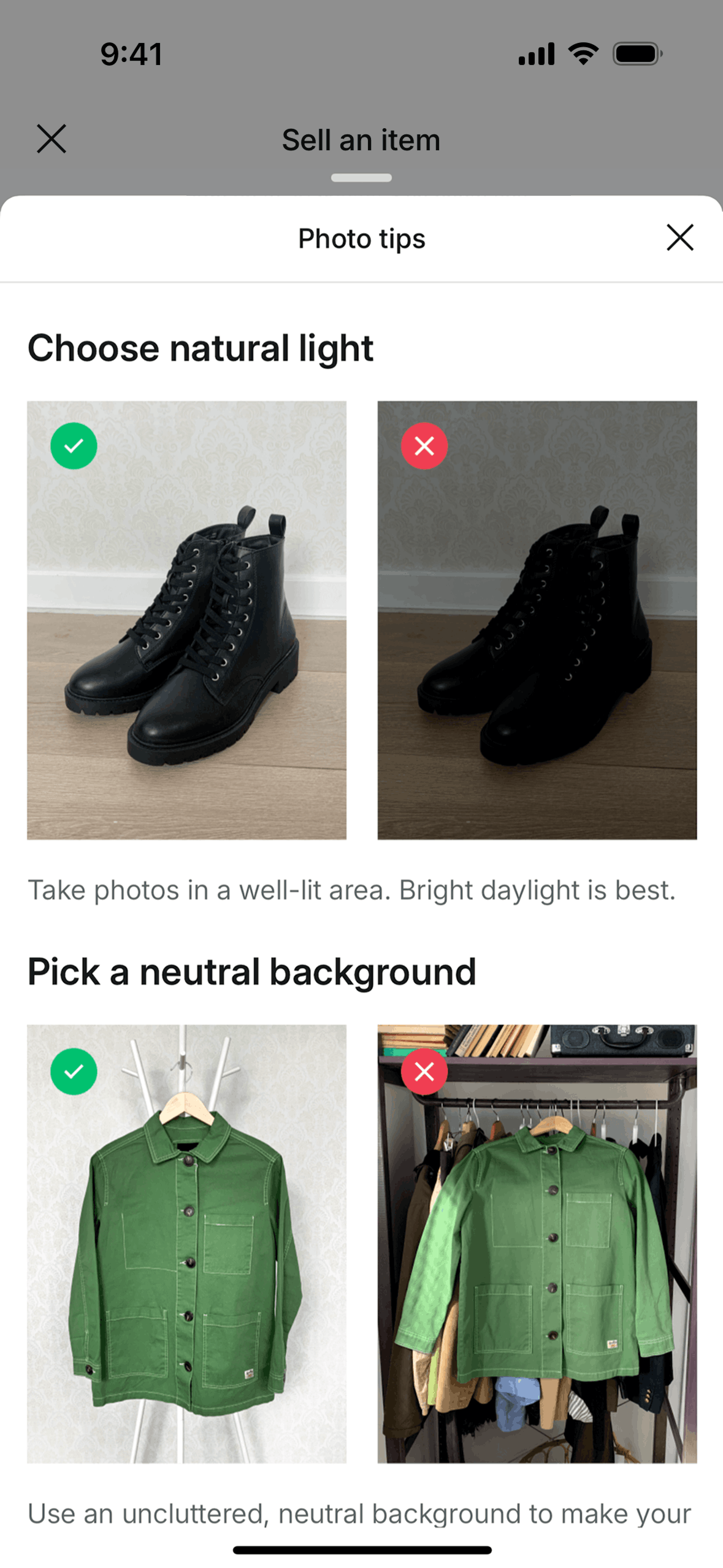 Vinted iOS Shopping interface screenshot 12