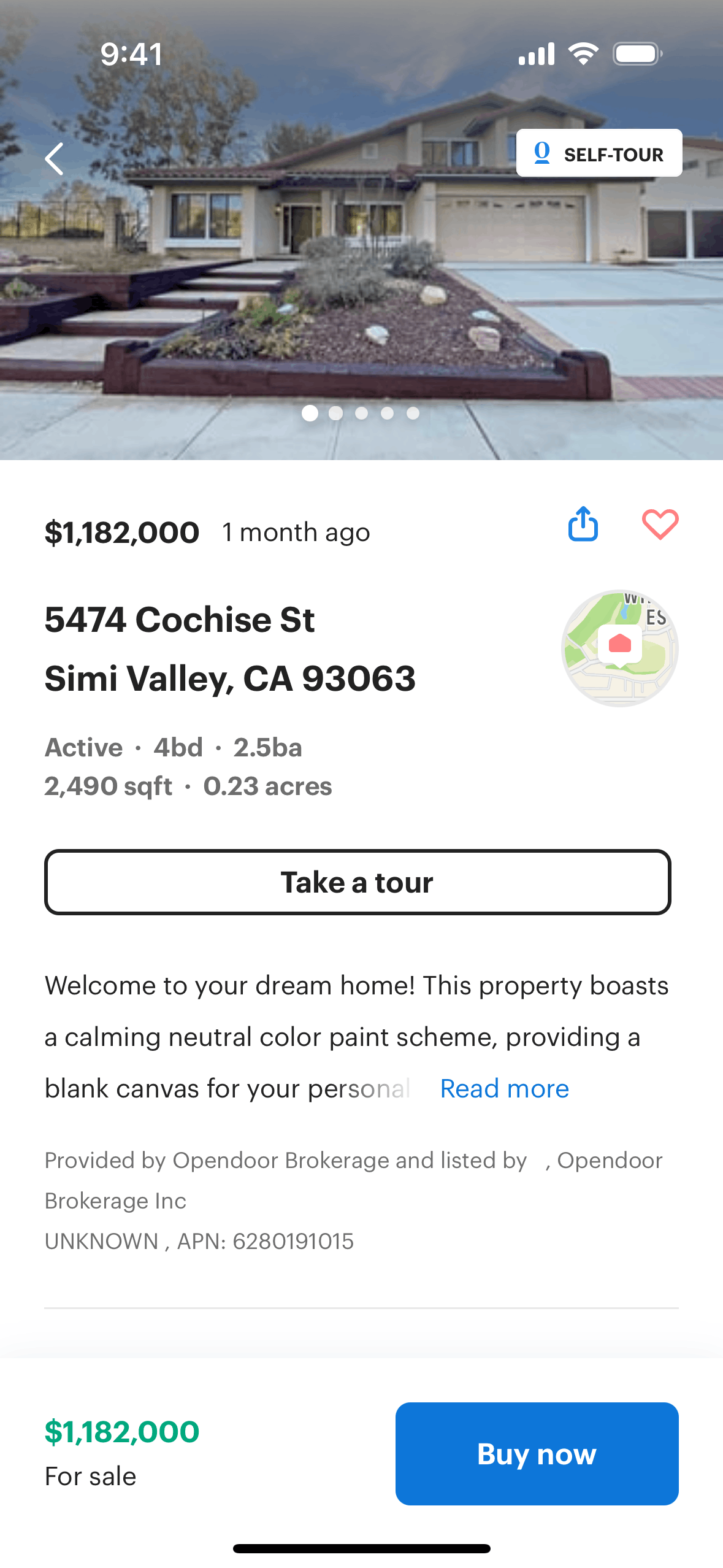 Opendoor iOS Lifestyle interface screenshot 2