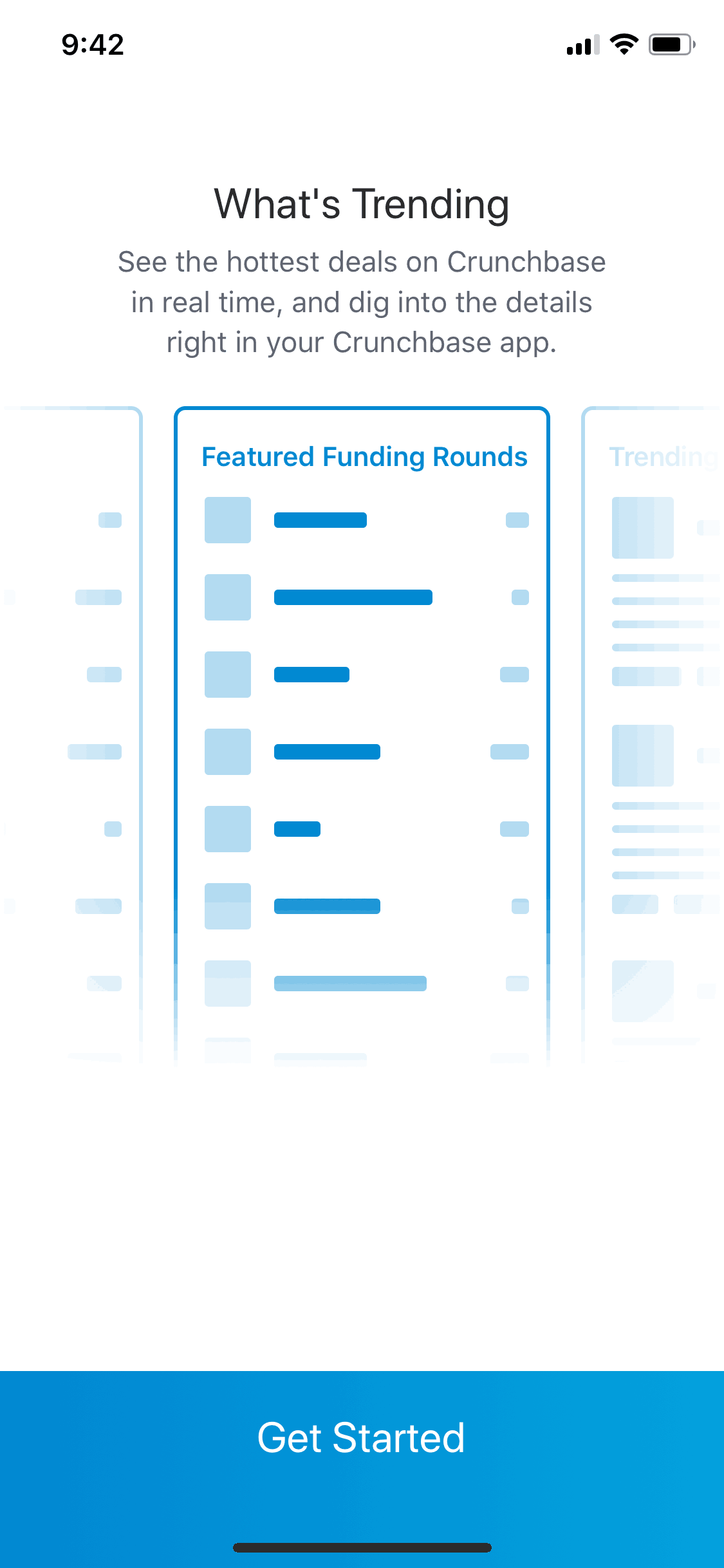 Crunchbase iOS Business interface screenshot 4