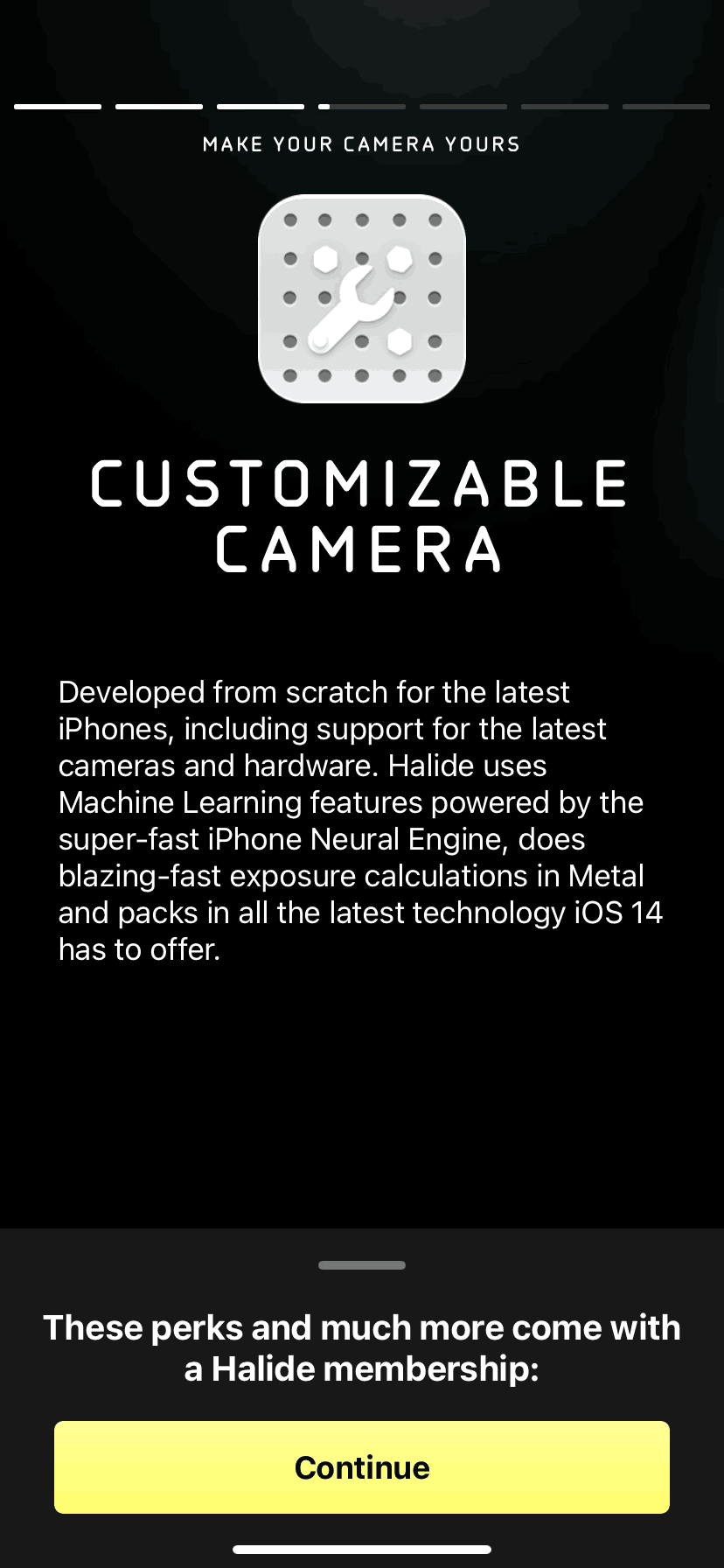 Halide iOS Photo & Video interface screenshot 11