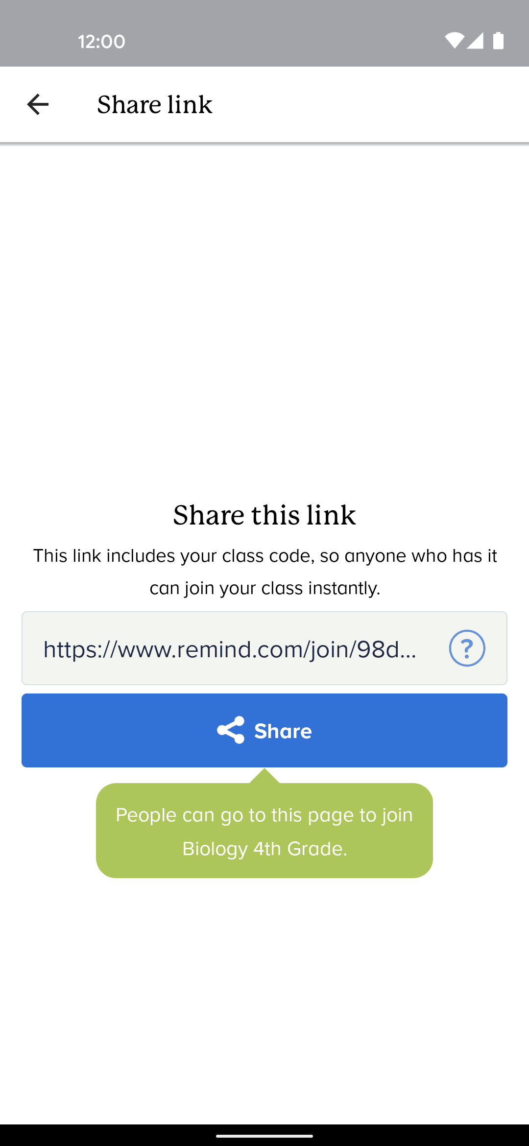 Remind Android Education interface screenshot 17