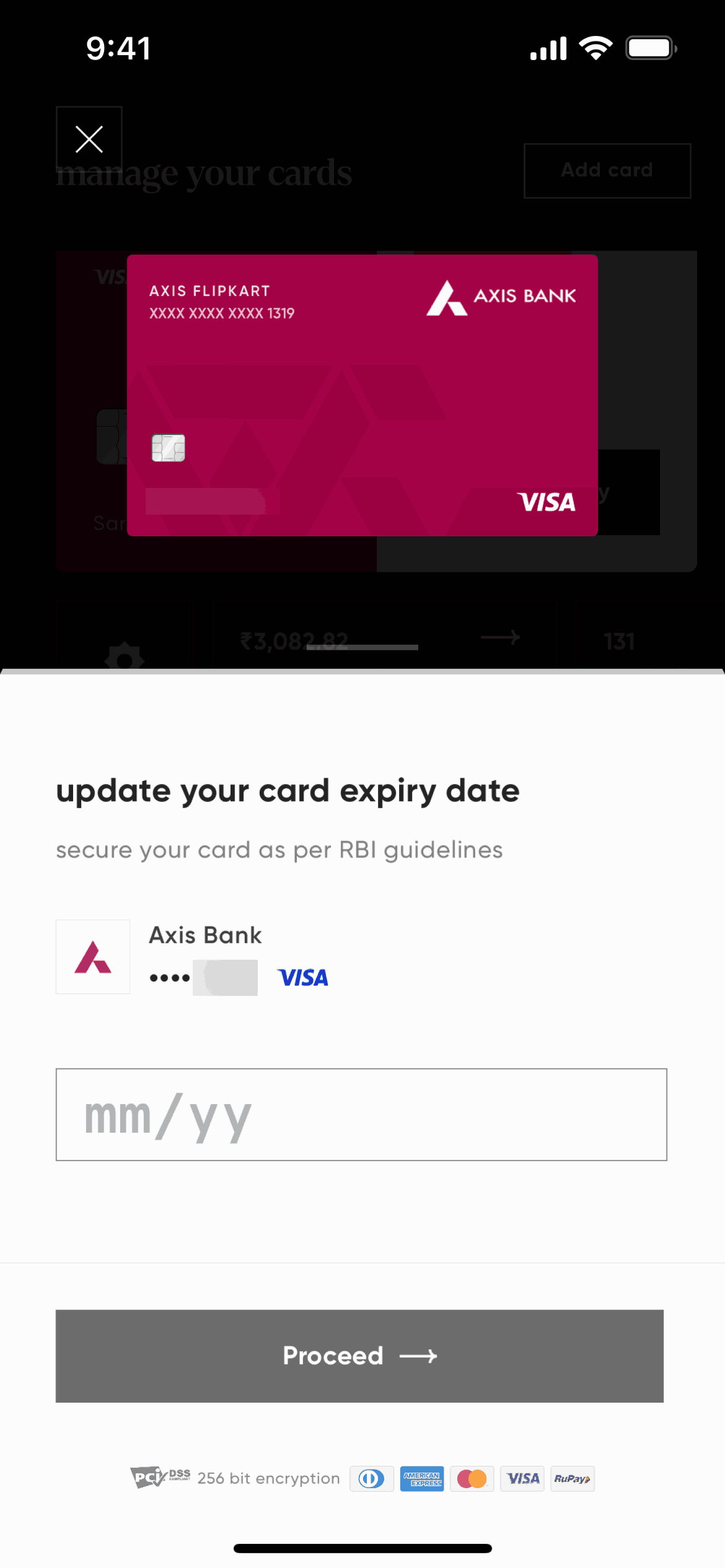 CRED iOS Finance interface screenshot 6