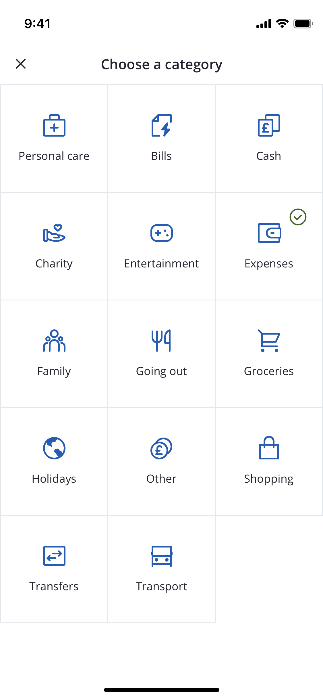 Chase UK iOS Finance interface screenshot 13