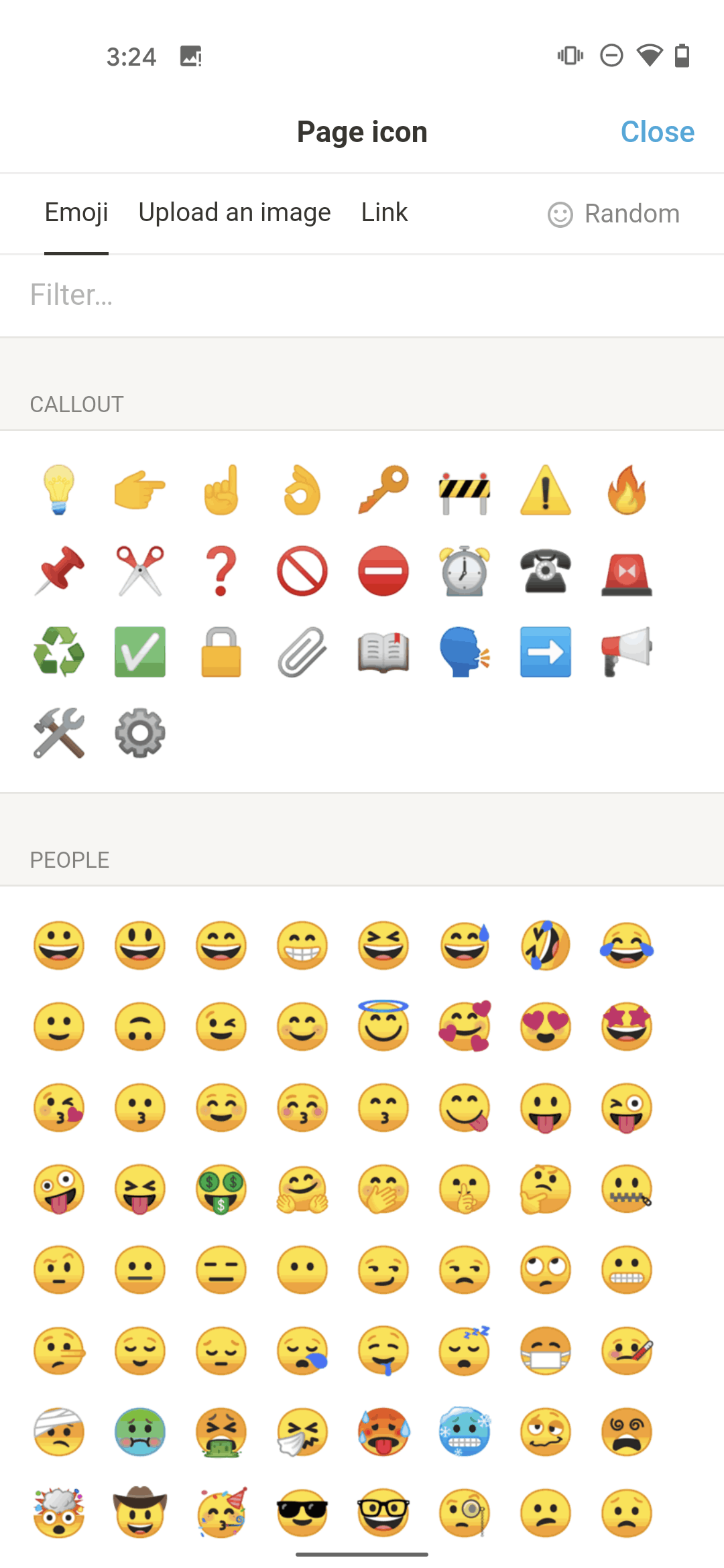Notion Android Collaboration interface screenshot 24