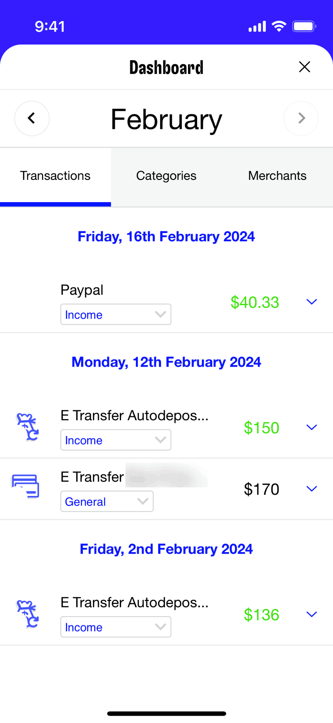 Cleo iOS Finance interface screenshot 12