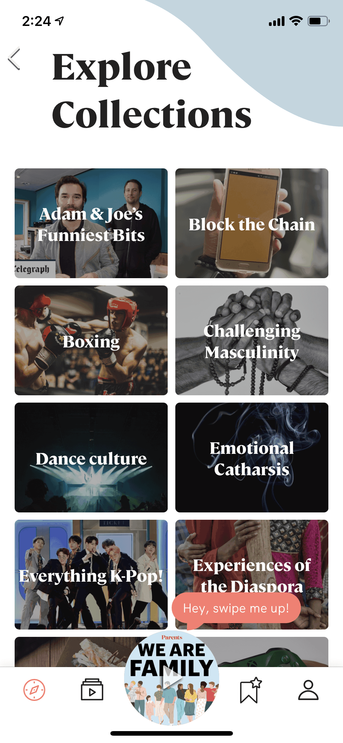 Entale iOS Entertainment interface screenshot 2