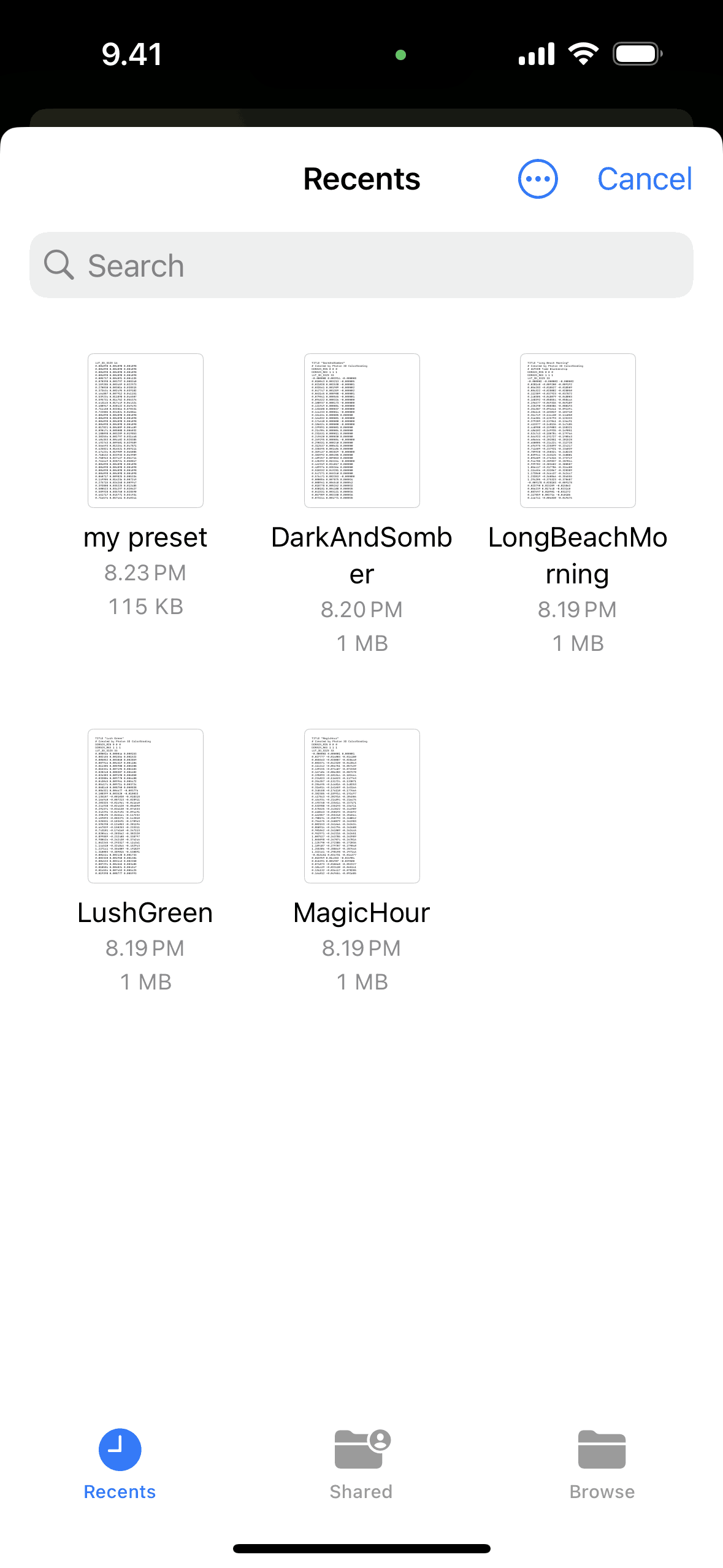 Kino iOS Photo & Video interface screenshot 20