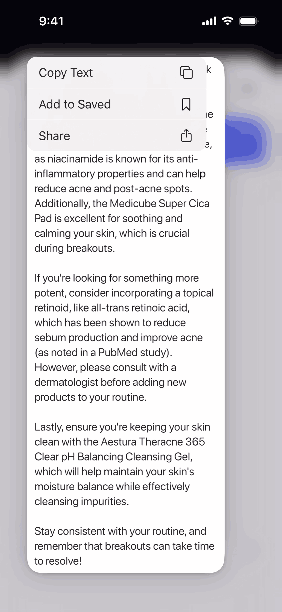 Lovi iOS AI interface screenshot 23