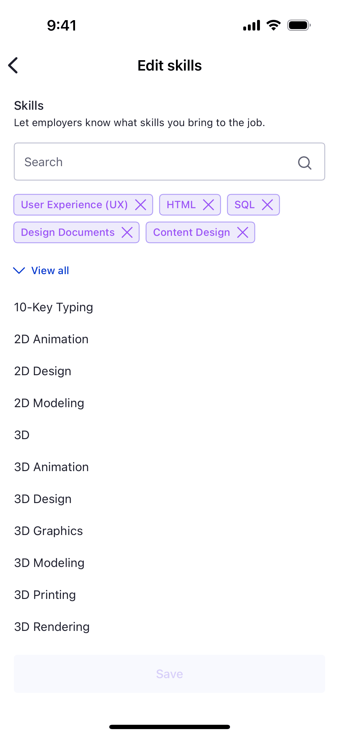Handshake iOS Business interface screenshot 4
