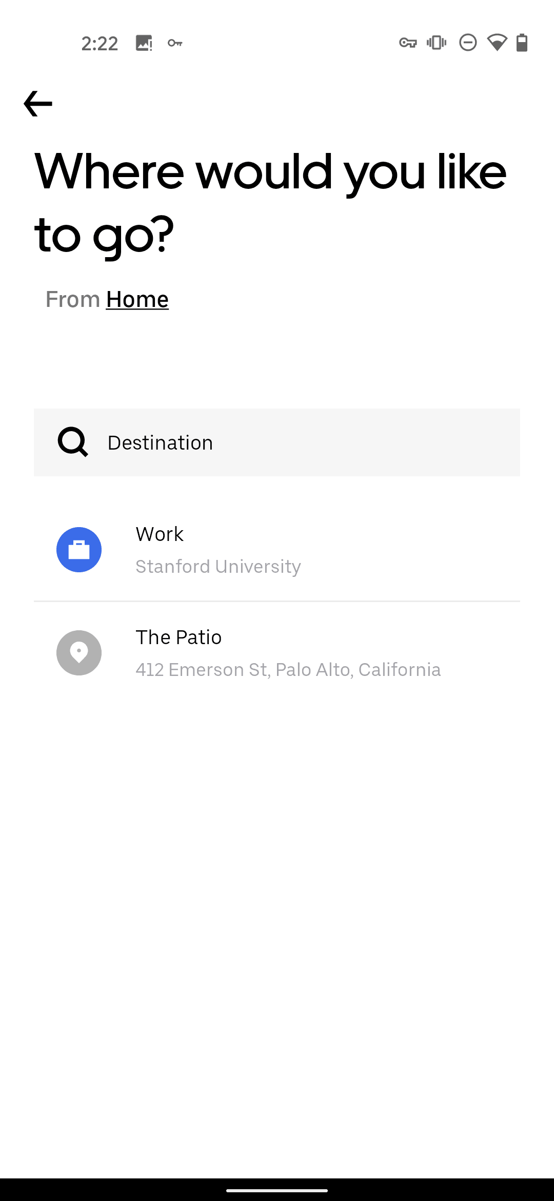 Uber Android Travel & Transportation interface screenshot 4