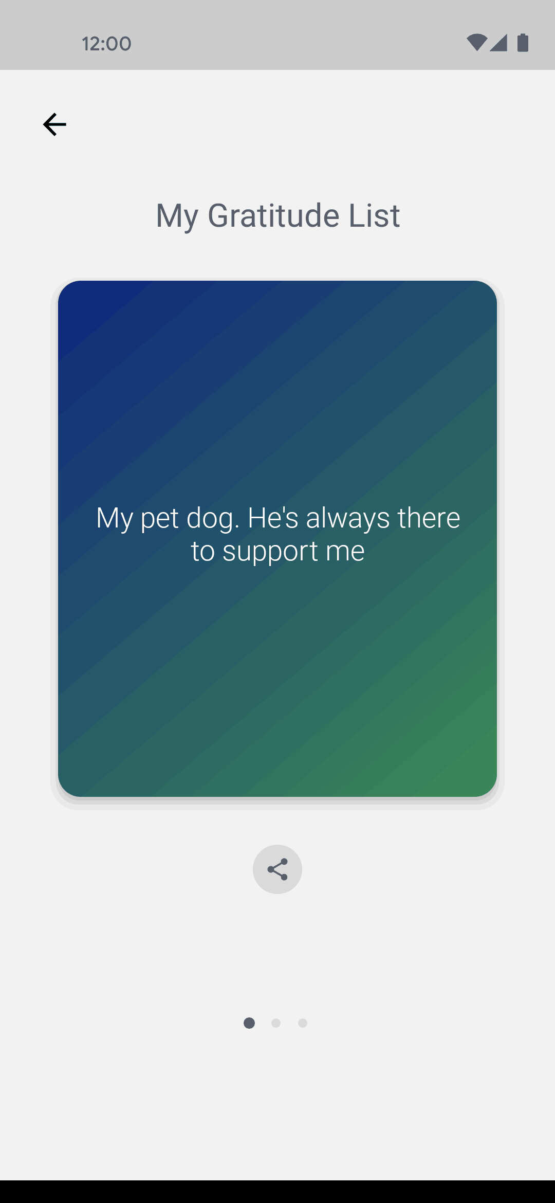 Wysa Android AI interface screenshot 4