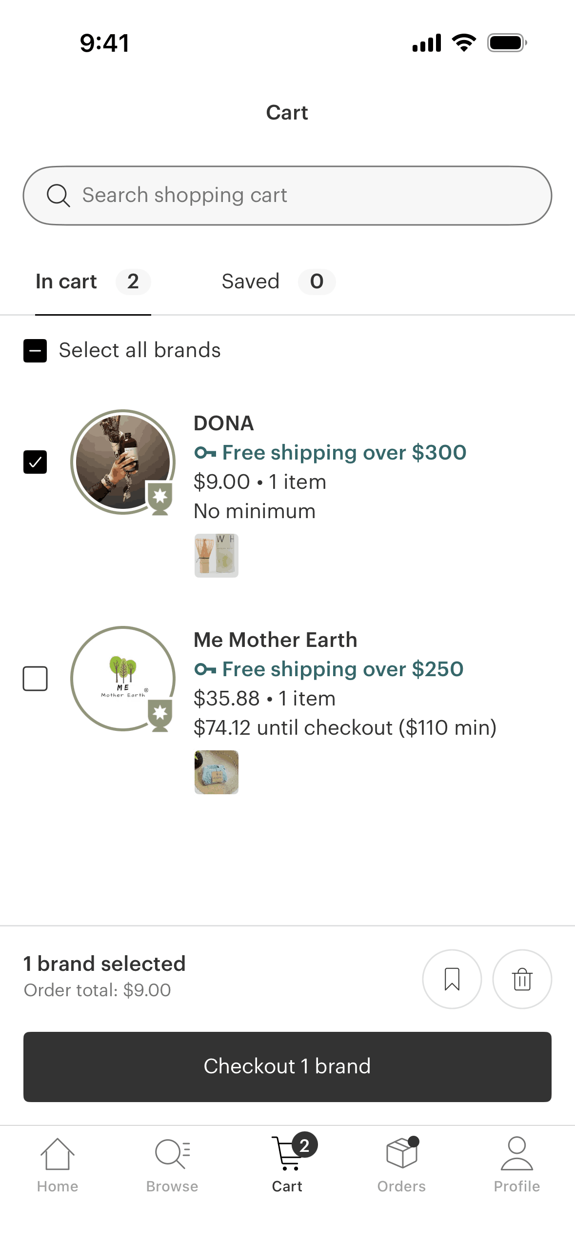 Faire Wholesale iOS Shopping interface screenshot 16