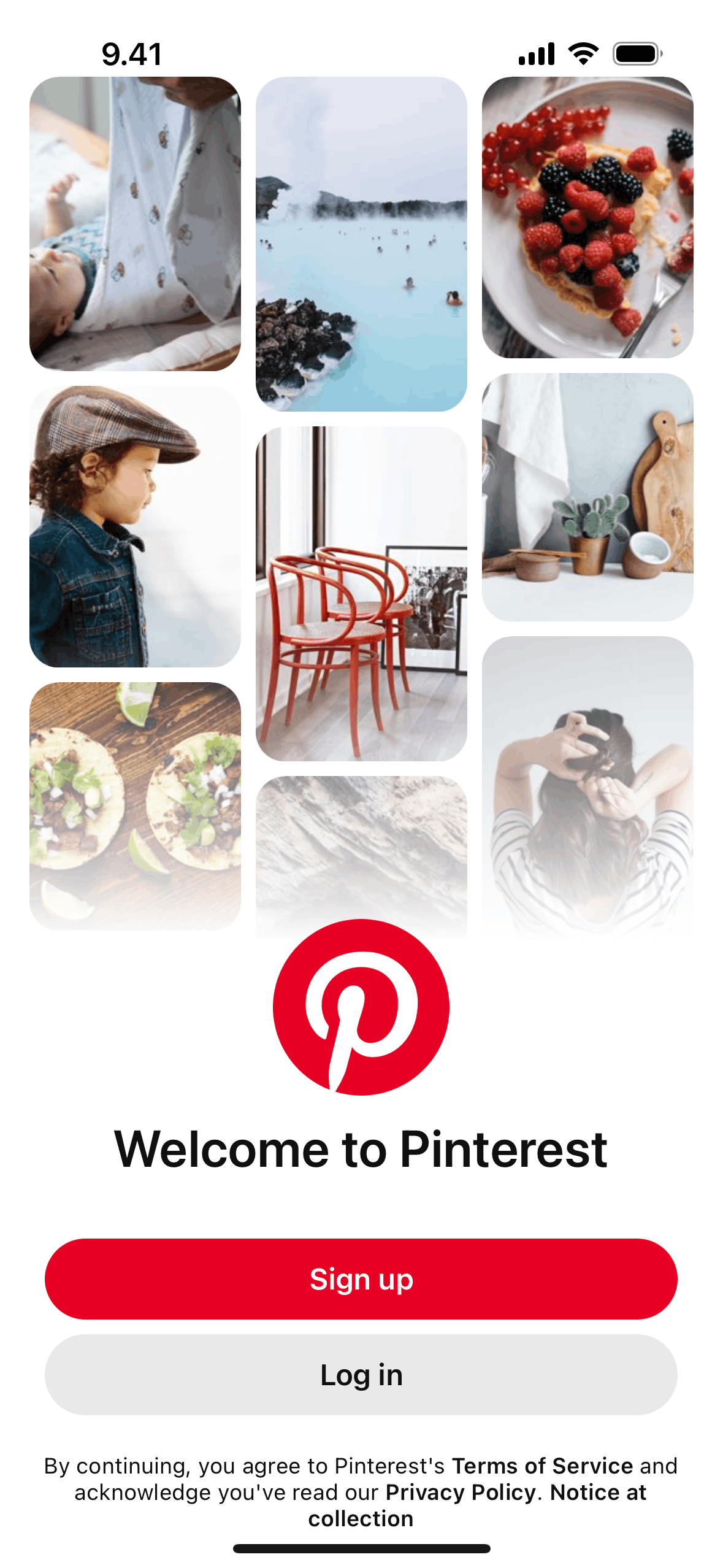Pinterest iOS Photo & Video interface screenshot 2