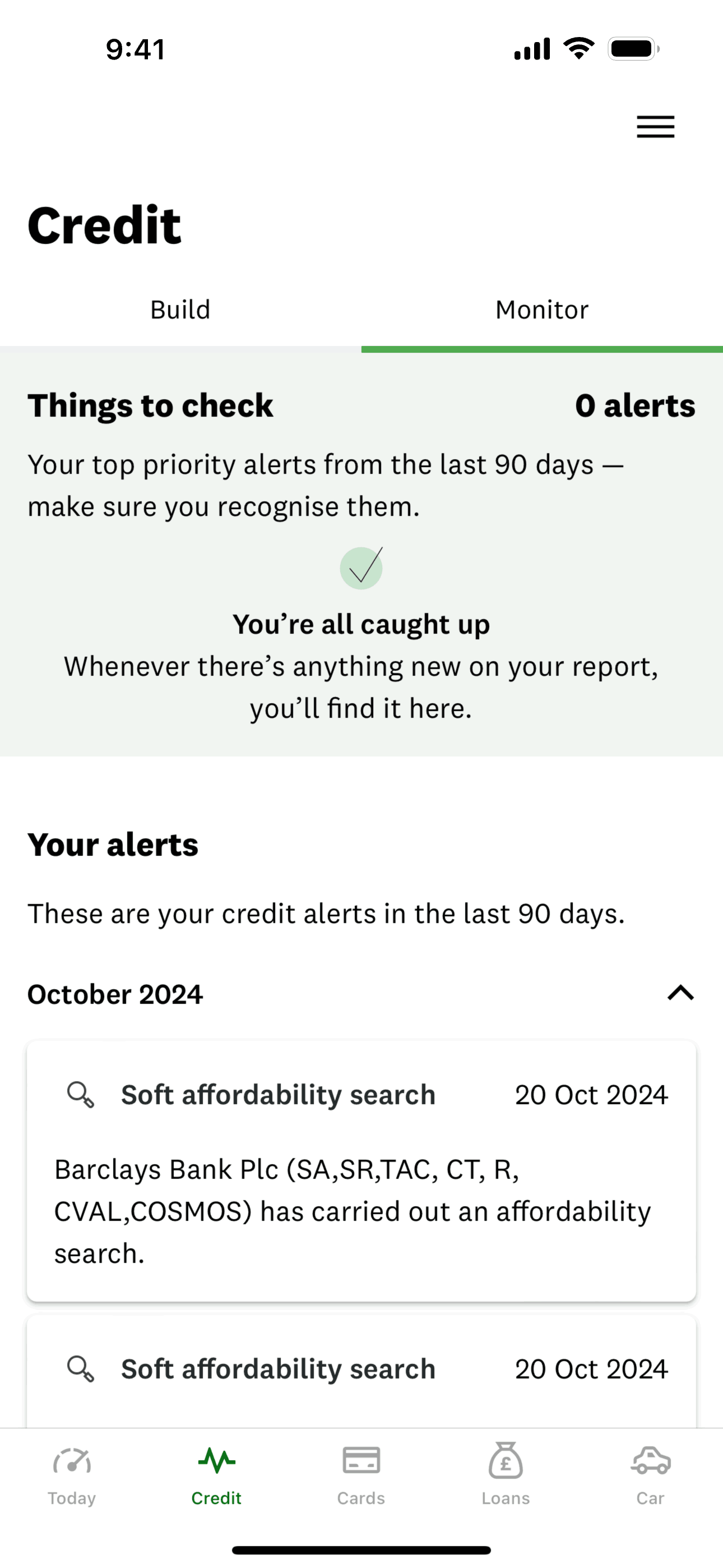 Credit Karma iOS Finance interface screenshot 14