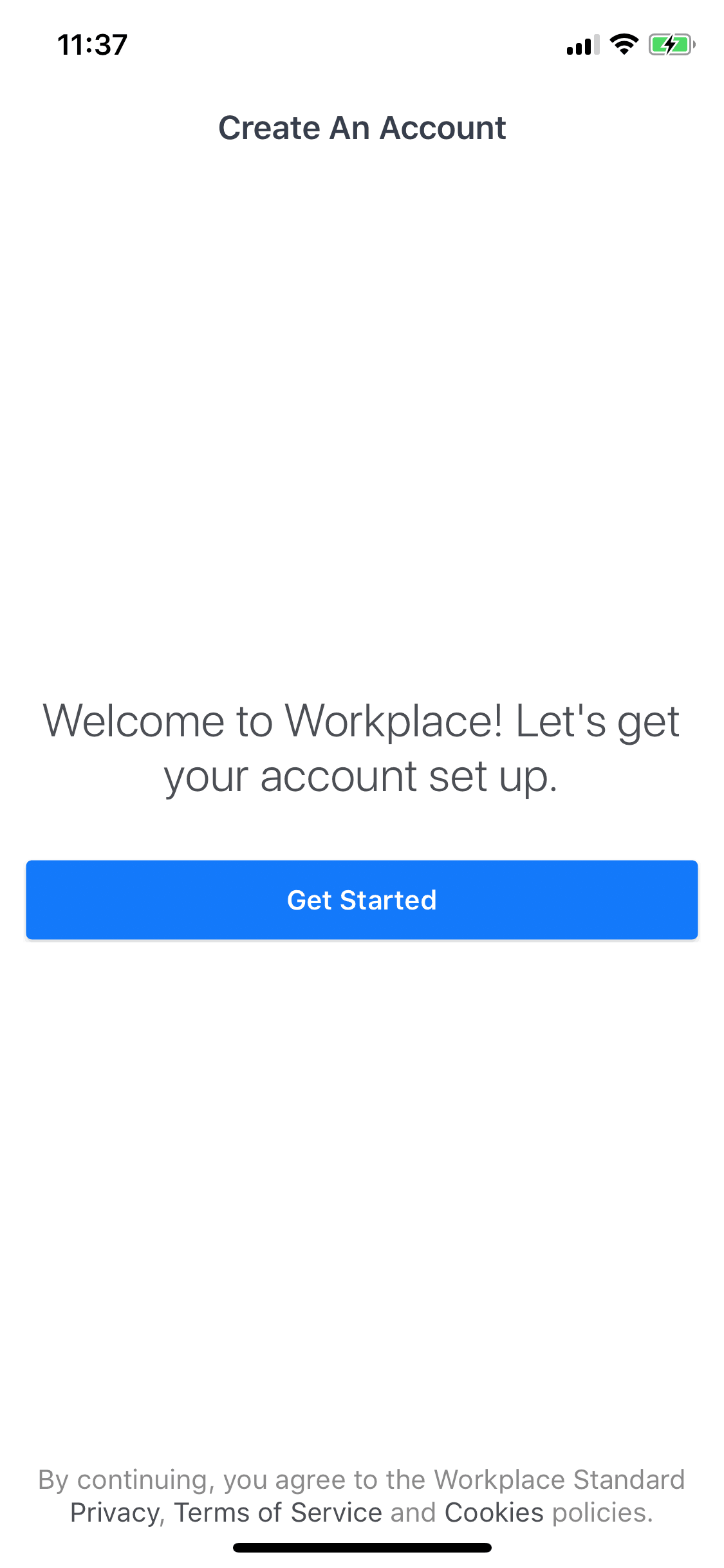 Workplace iOS Business interface screenshot 7