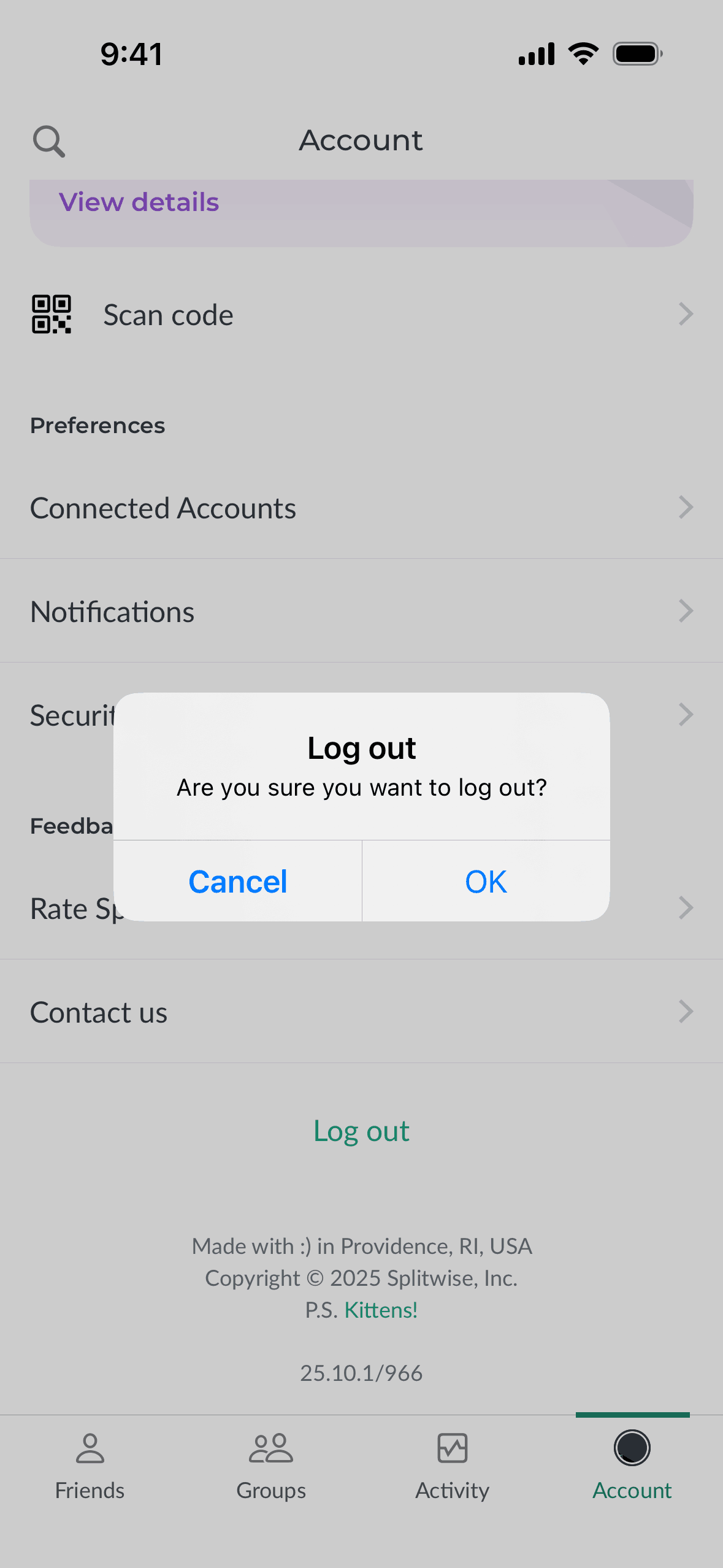 Splitwise iOS Finance interface screenshot 21