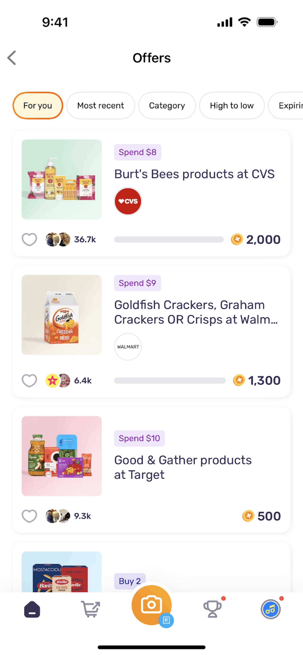 Fetch iOS Shopping interface screenshot 13