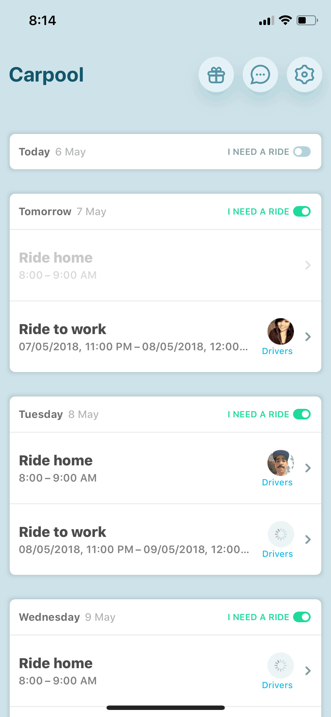 Waze Carpool iOS Maps & Navigation interface screenshot 17
