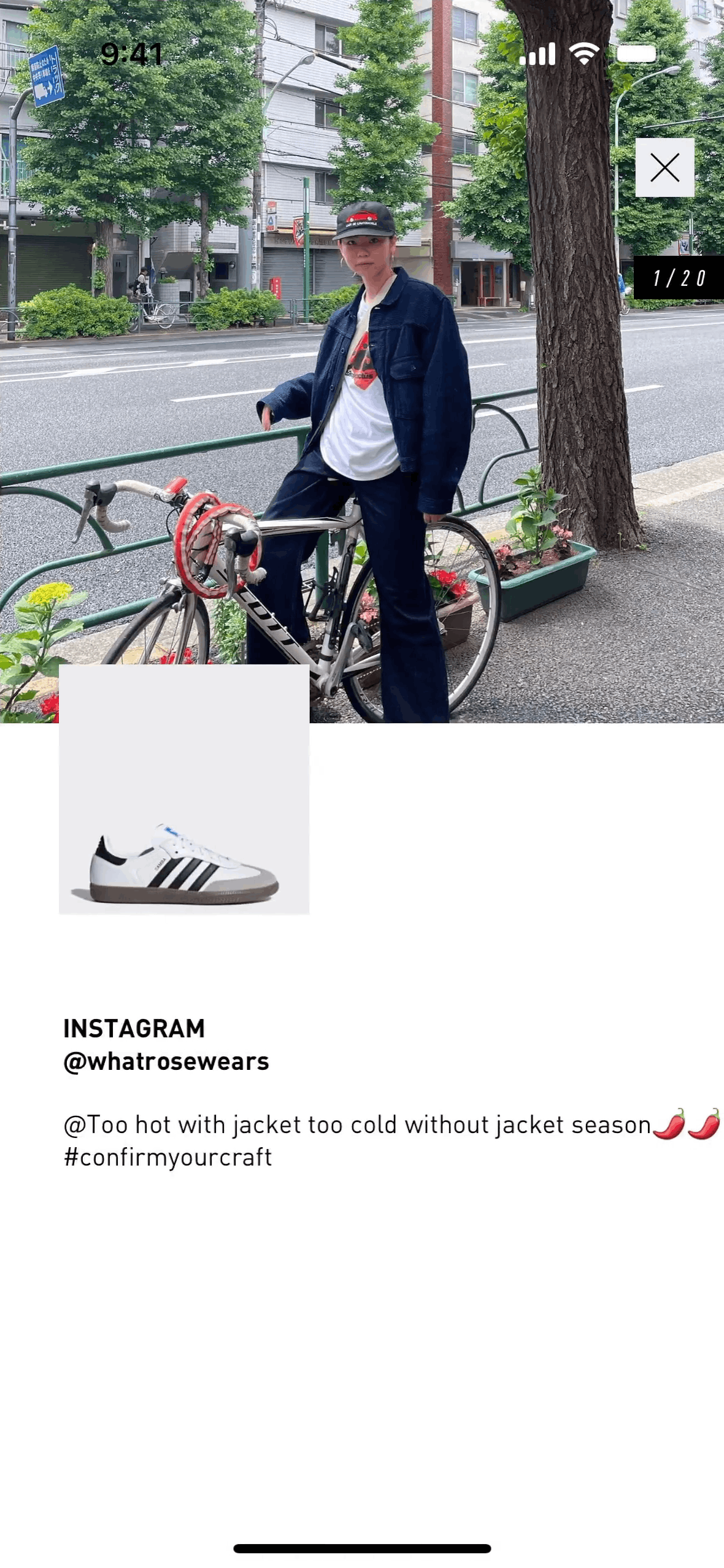 Browse review on adidas (ios) screen 2