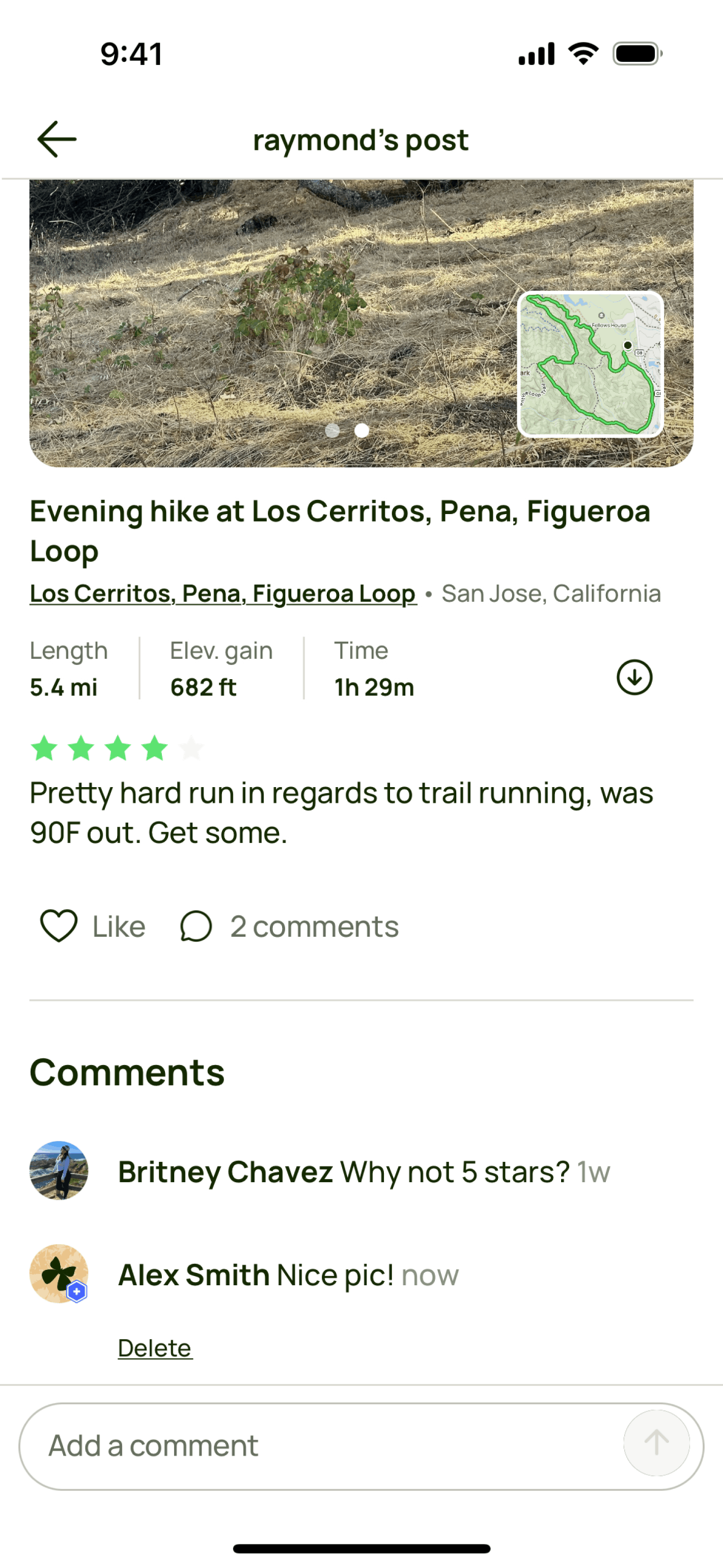 AllTrails iOS Health & Fitness interface screenshot 2