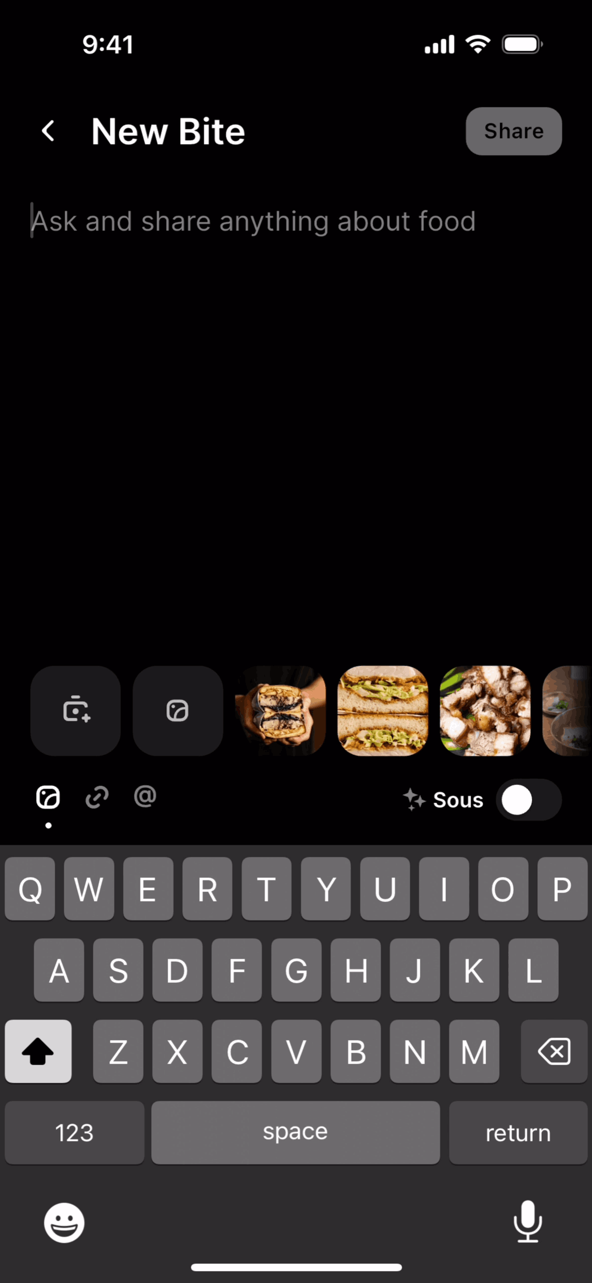 CREME iOS AI interface screenshot 9
