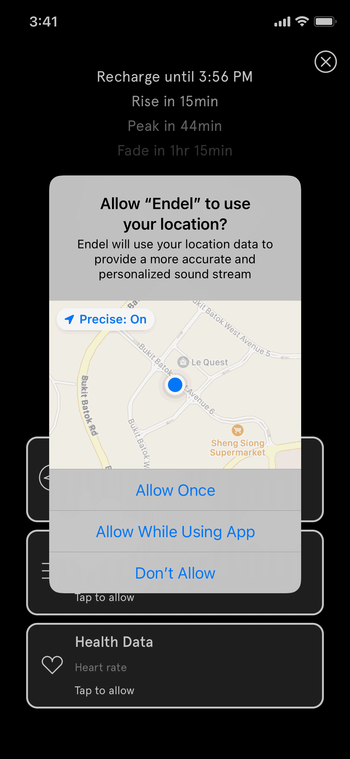 Endel iOS Health & Fitness interface screenshot 18