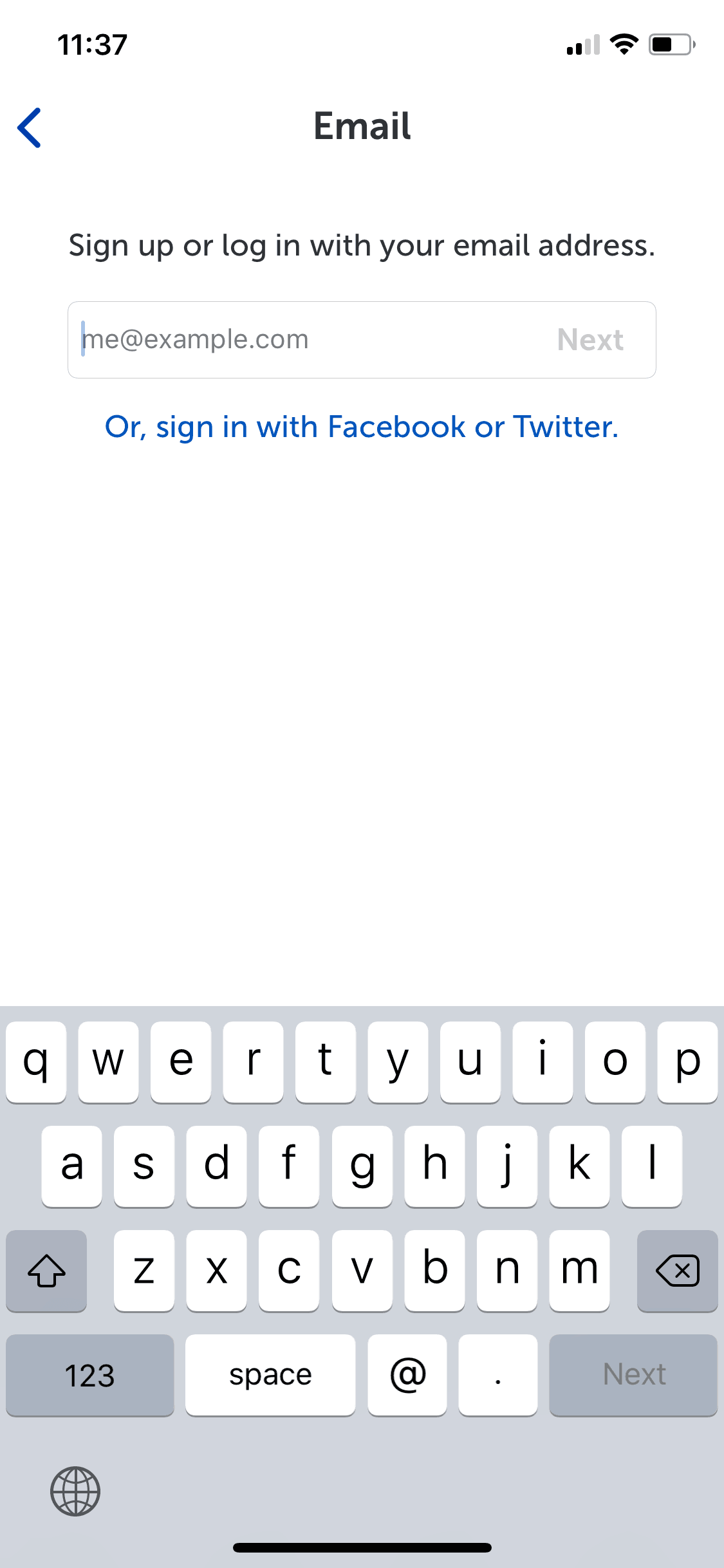 Breaker iOS Social Networking interface screenshot 3