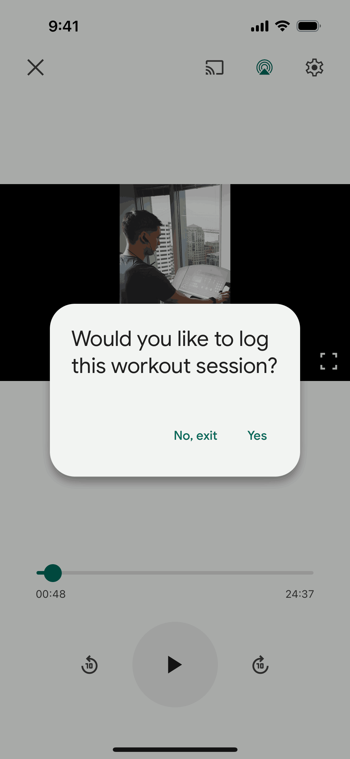 Fitbit iOS Health & Fitness interface screenshot 4