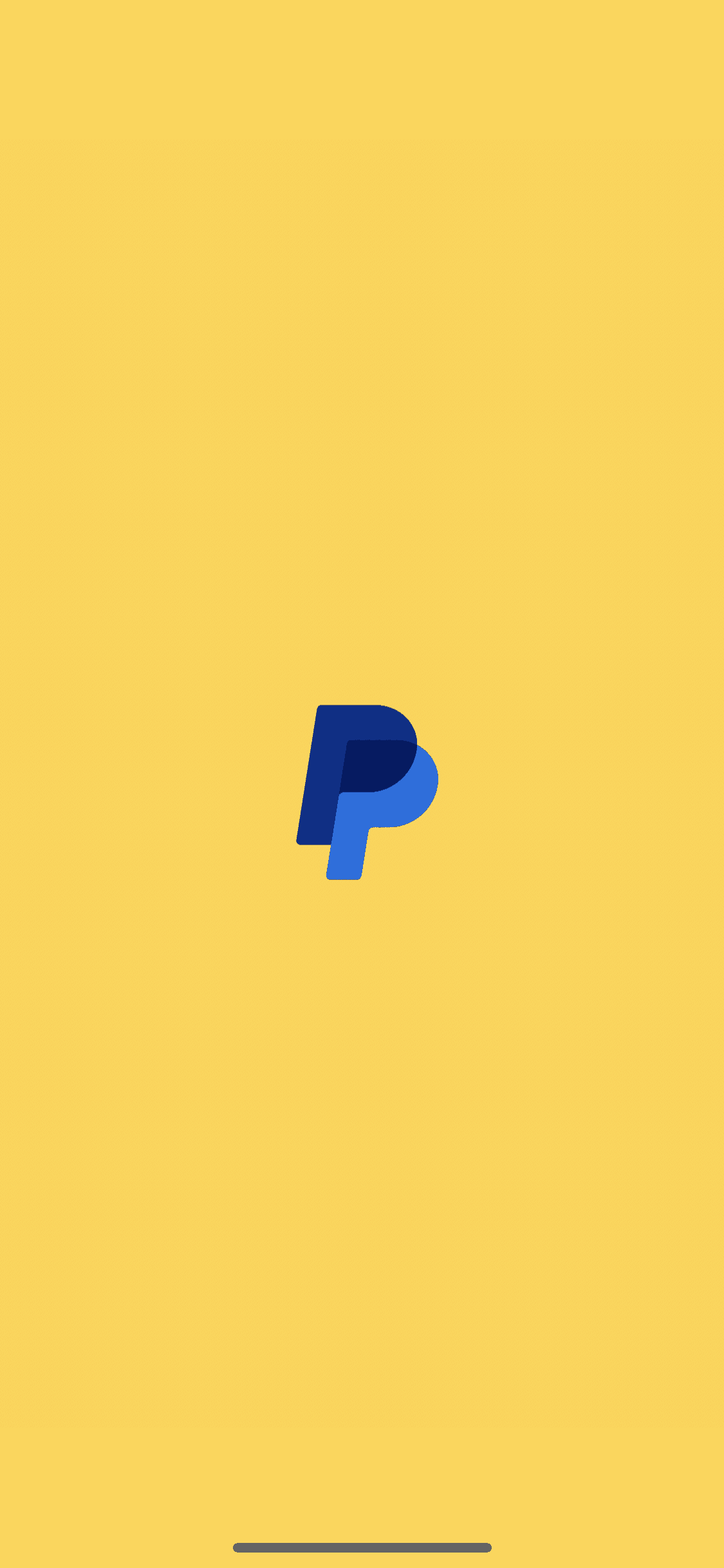 PayPal iOS Finance interface screenshot 3