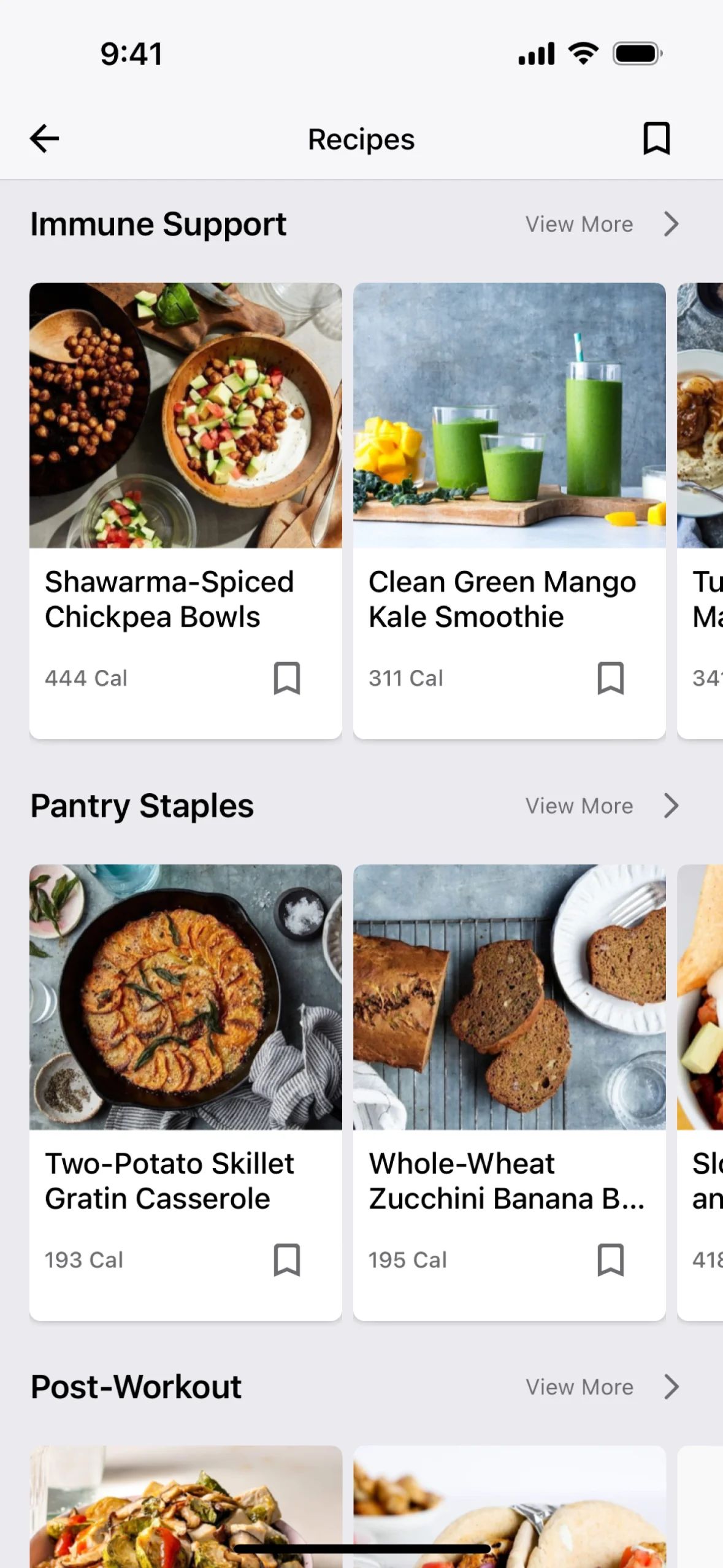 Recipes on MyFitnessPal (ios) screen 2
