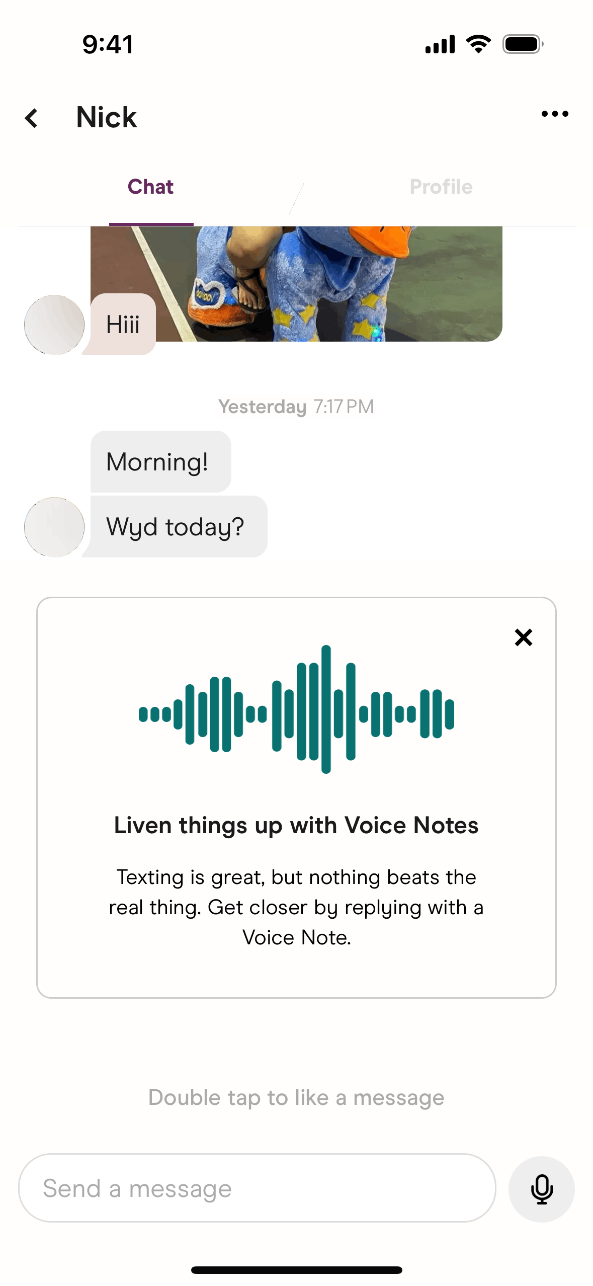 Hinge iOS Lifestyle interface screenshot 16