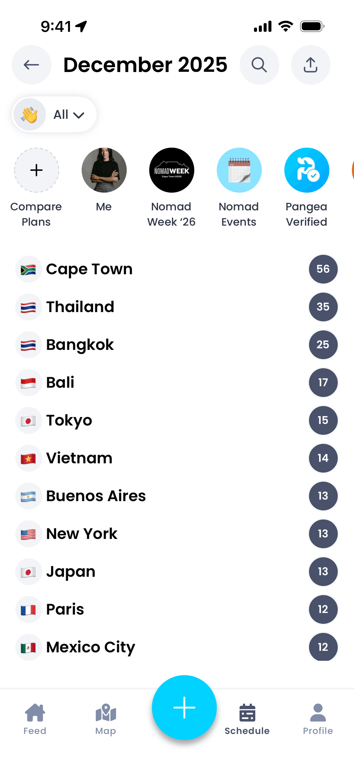 Pangea iOS Travel & Transportation interface screenshot 19