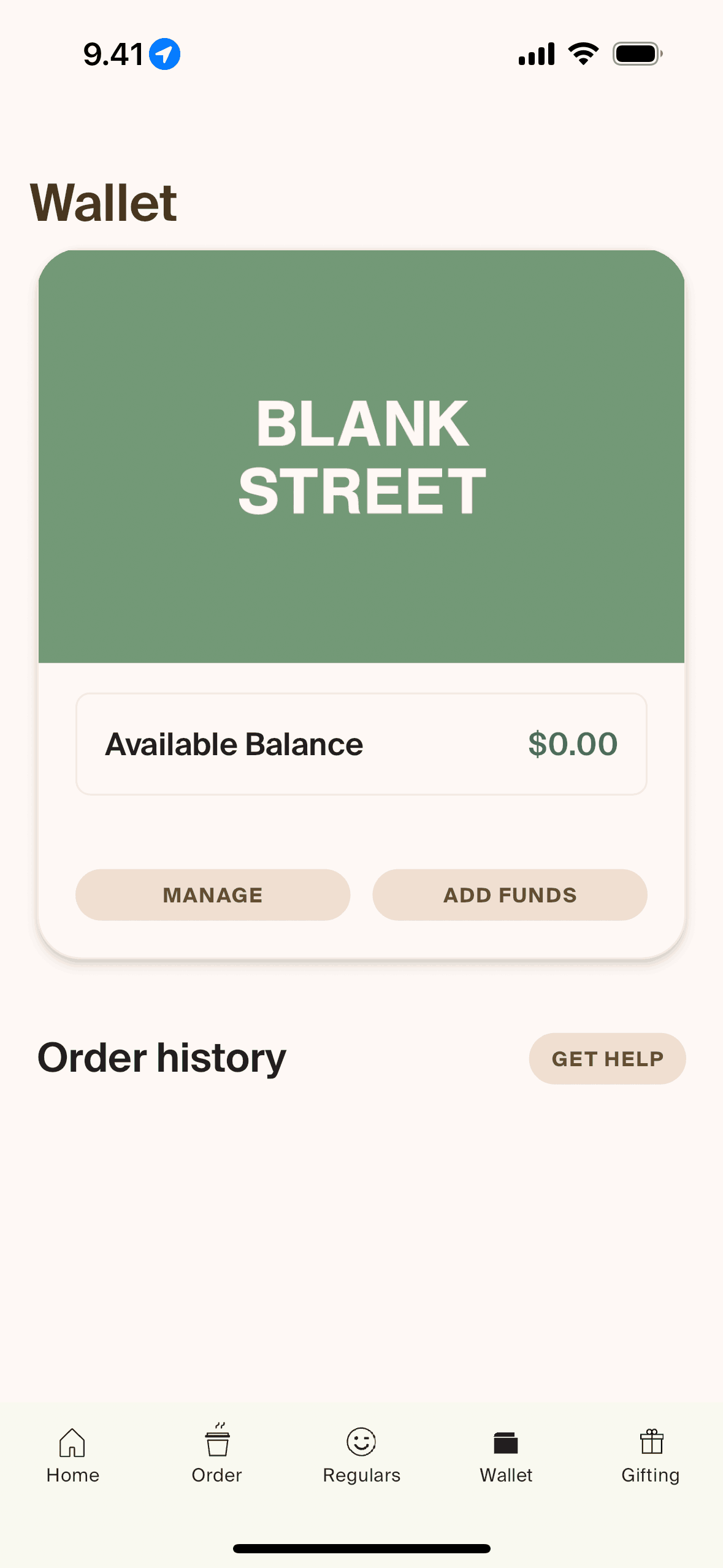 Wallet on Blank Street (ios) screen 2