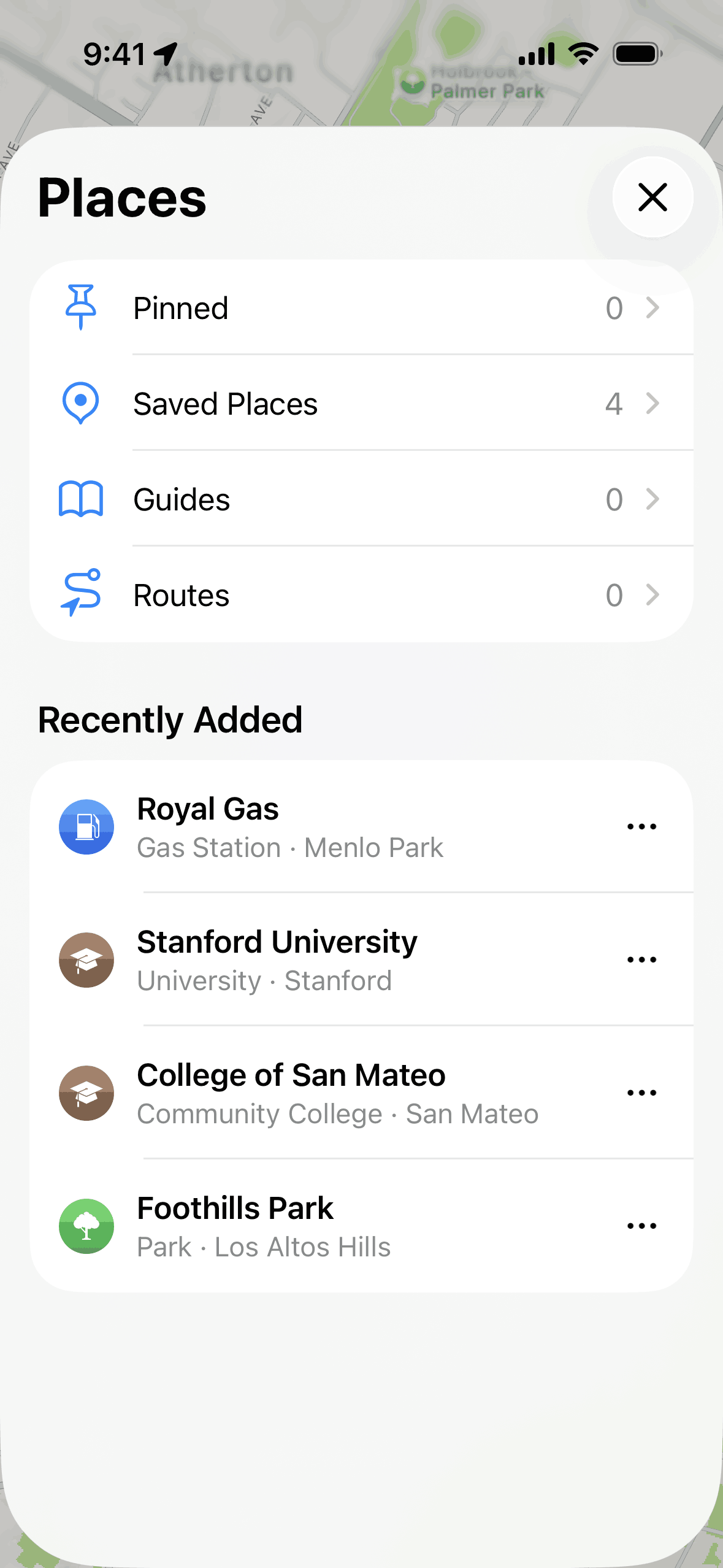 Apple Maps iOS Maps & Navigation interface screenshot 13