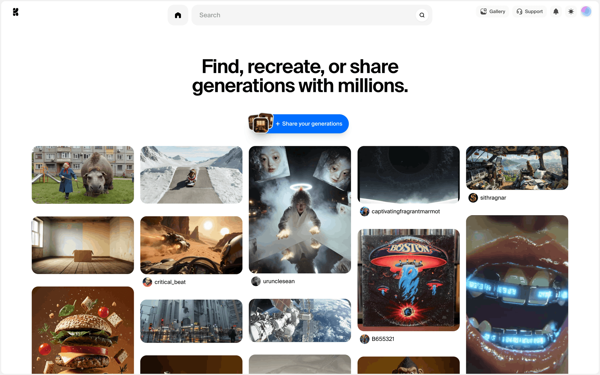 Krea AI Web AI interface screenshot 2
