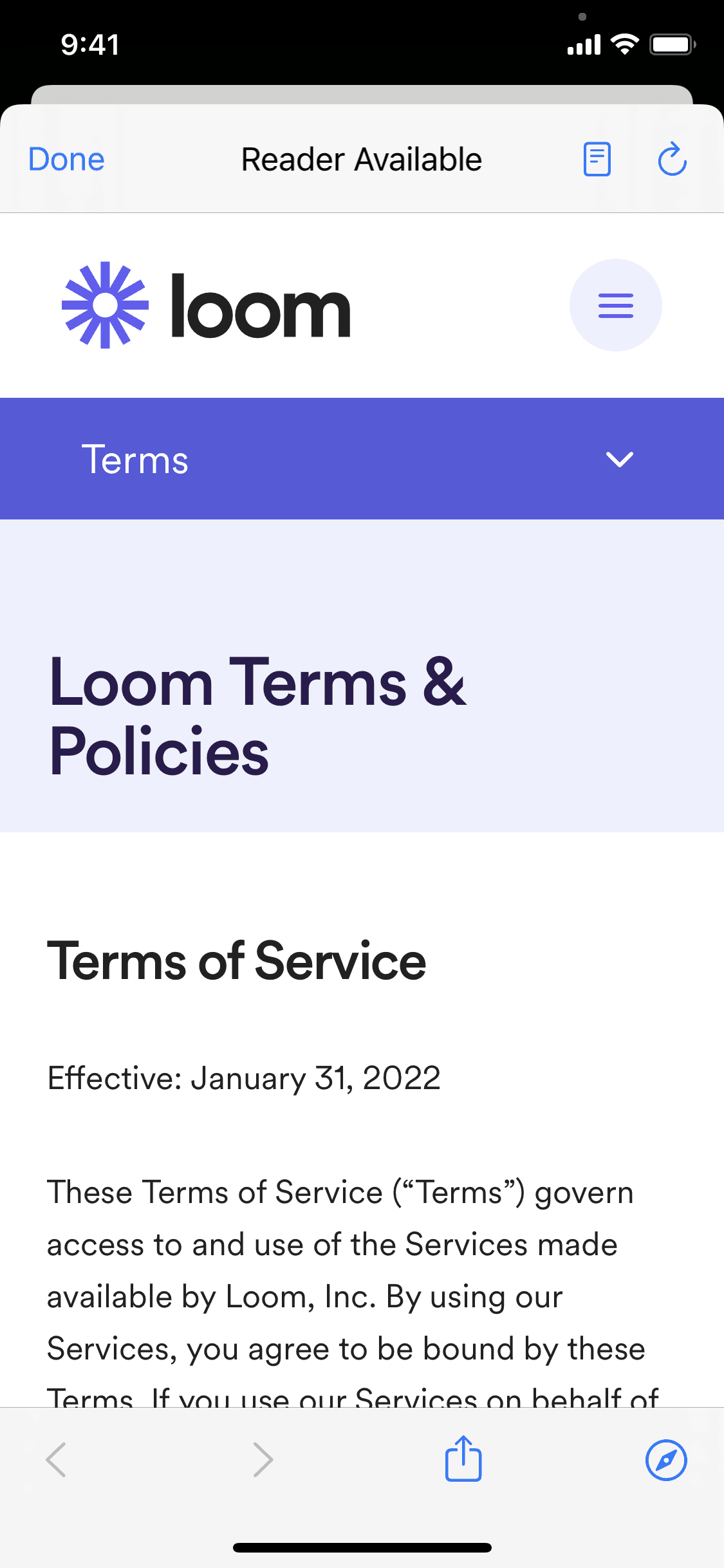 Loom iOS Photo & Video interface screenshot 24