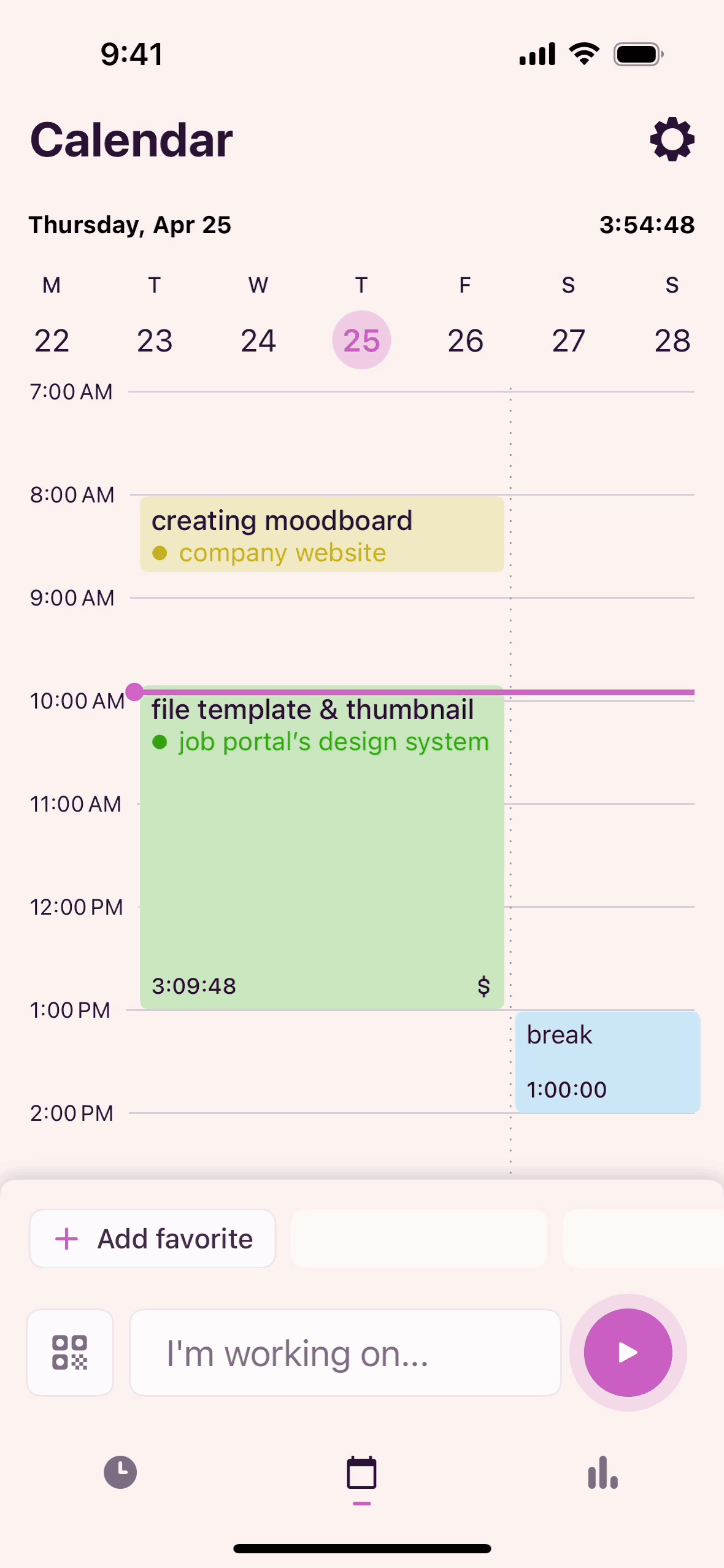Toggl Track iOS Business interface screenshot 3