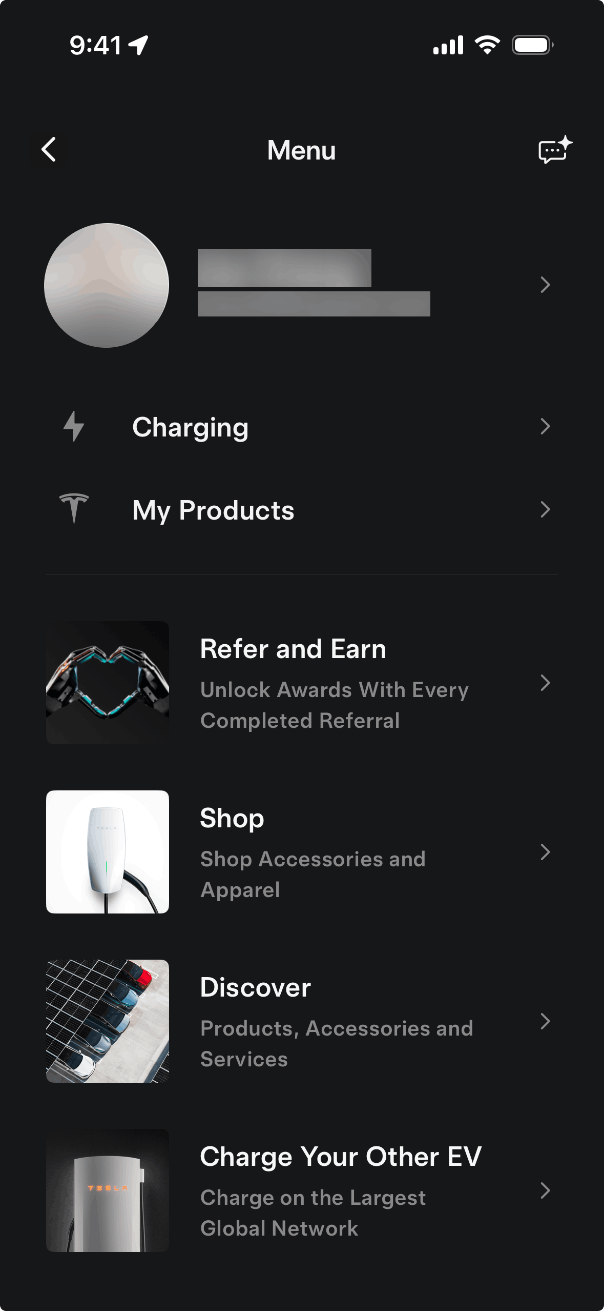 Tesla iOS Travel & Transportation interface screenshot 7